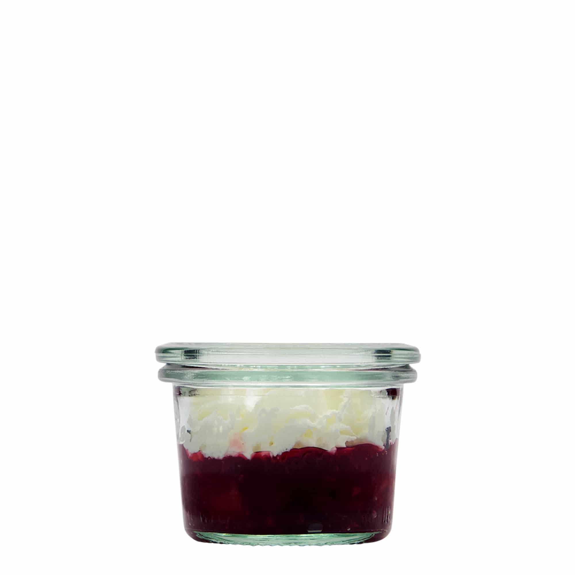 80 ml WECK staklenka za okretanje, otvor: okrugli rub
