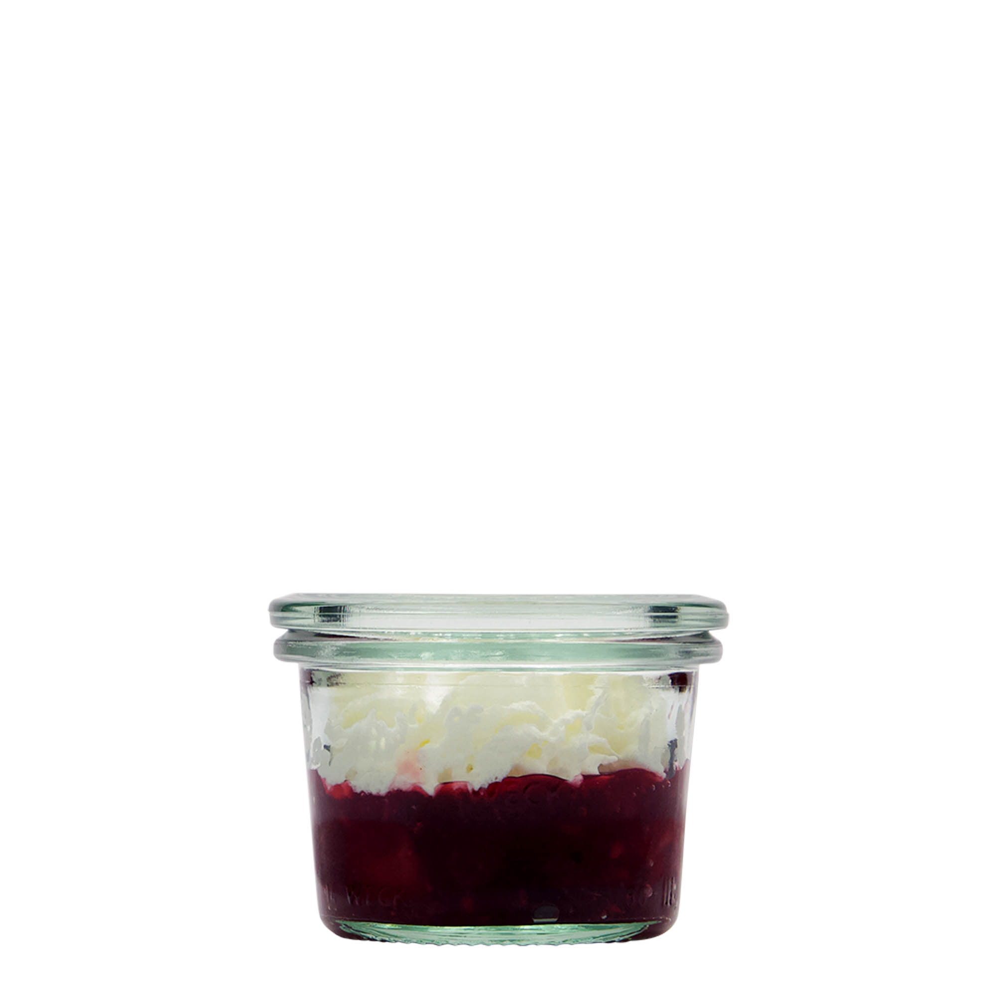 80 ml WECK staklenka za okretanje, otvor: okrugli rub