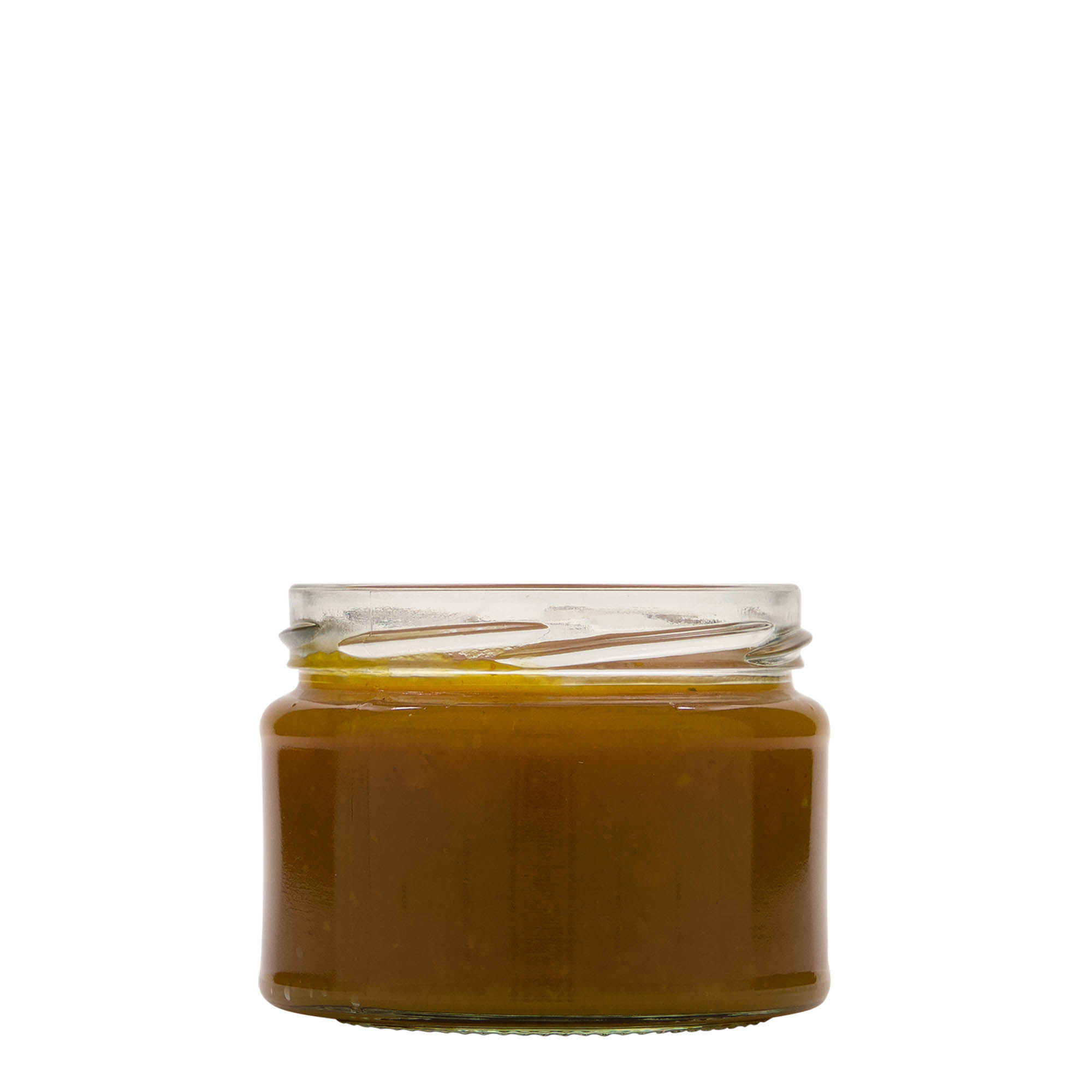 280 ml plosnata okrugla staklenka, otvor: Twist-Off (TO 82)