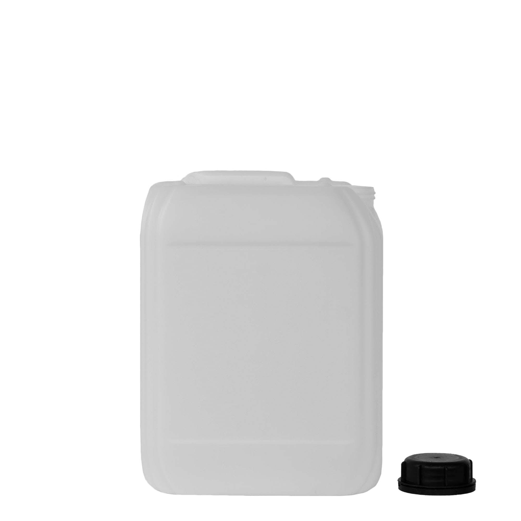 10 l kanistar, pravokutni, HDPE plastika, prirodno, otvor: ND 55