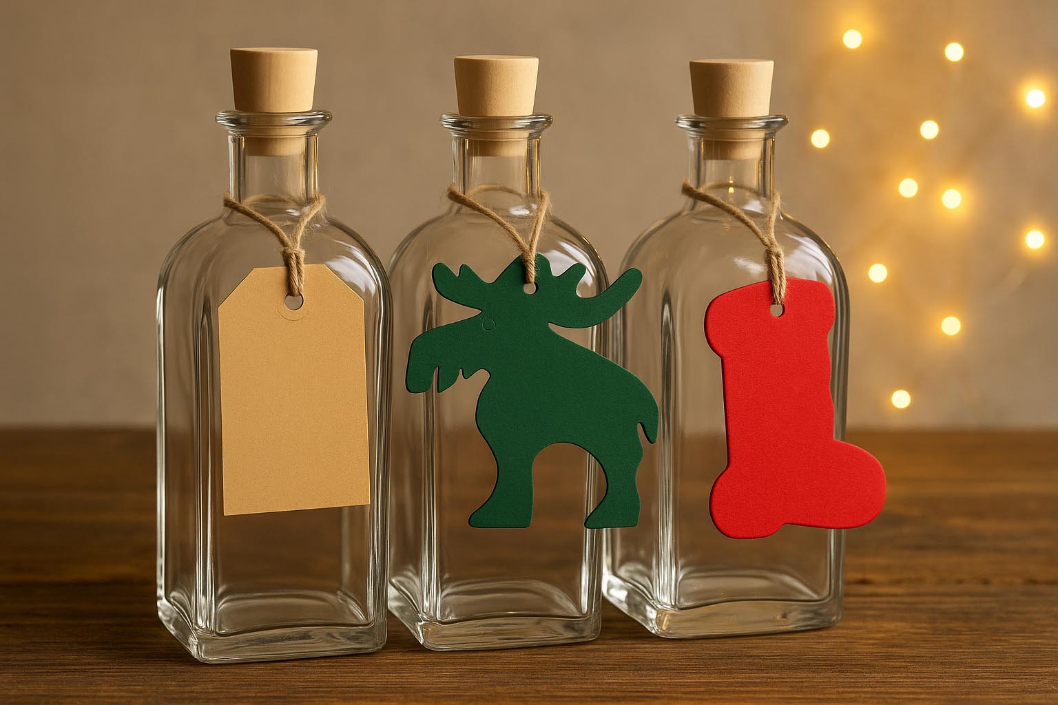 Privezak pravokutni, smeđi Privezak pravokutni, smeđi