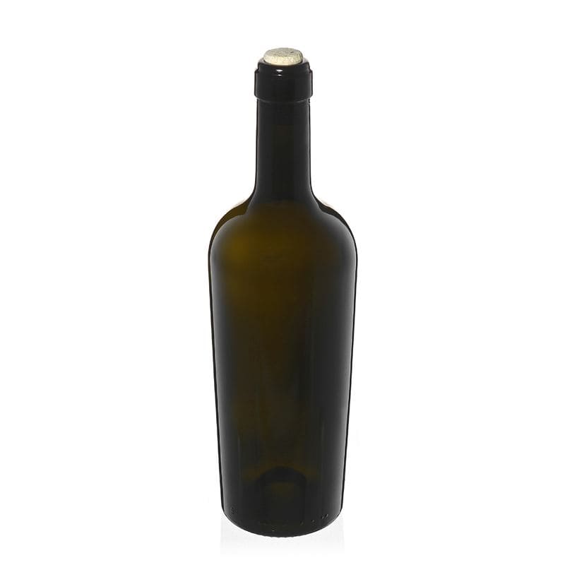 750 ml boca vina 'Imperiale', antikno zelena, grlo: pluta