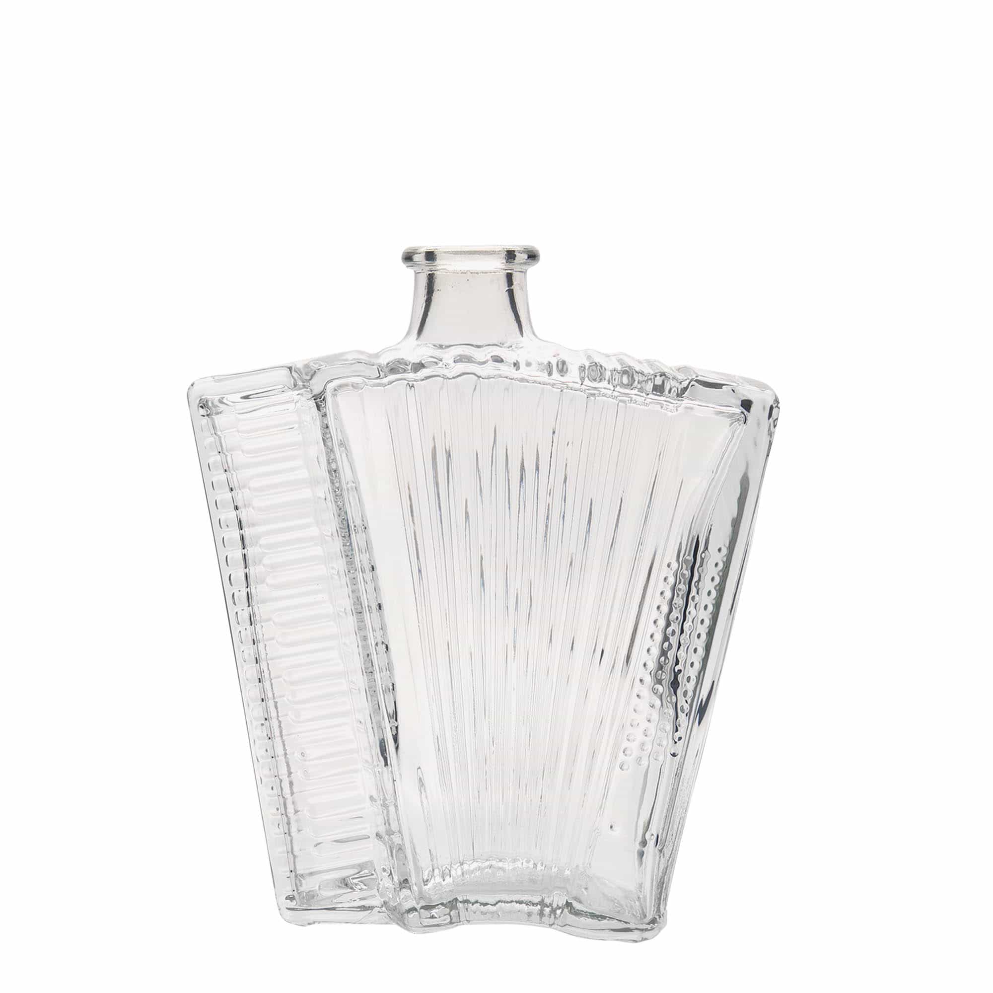 Staklena boca 500 ml 'Harmonika', otvor: pluteni čep Staklena boca 500 ml 'Harmonika', otvor: pluteni čep