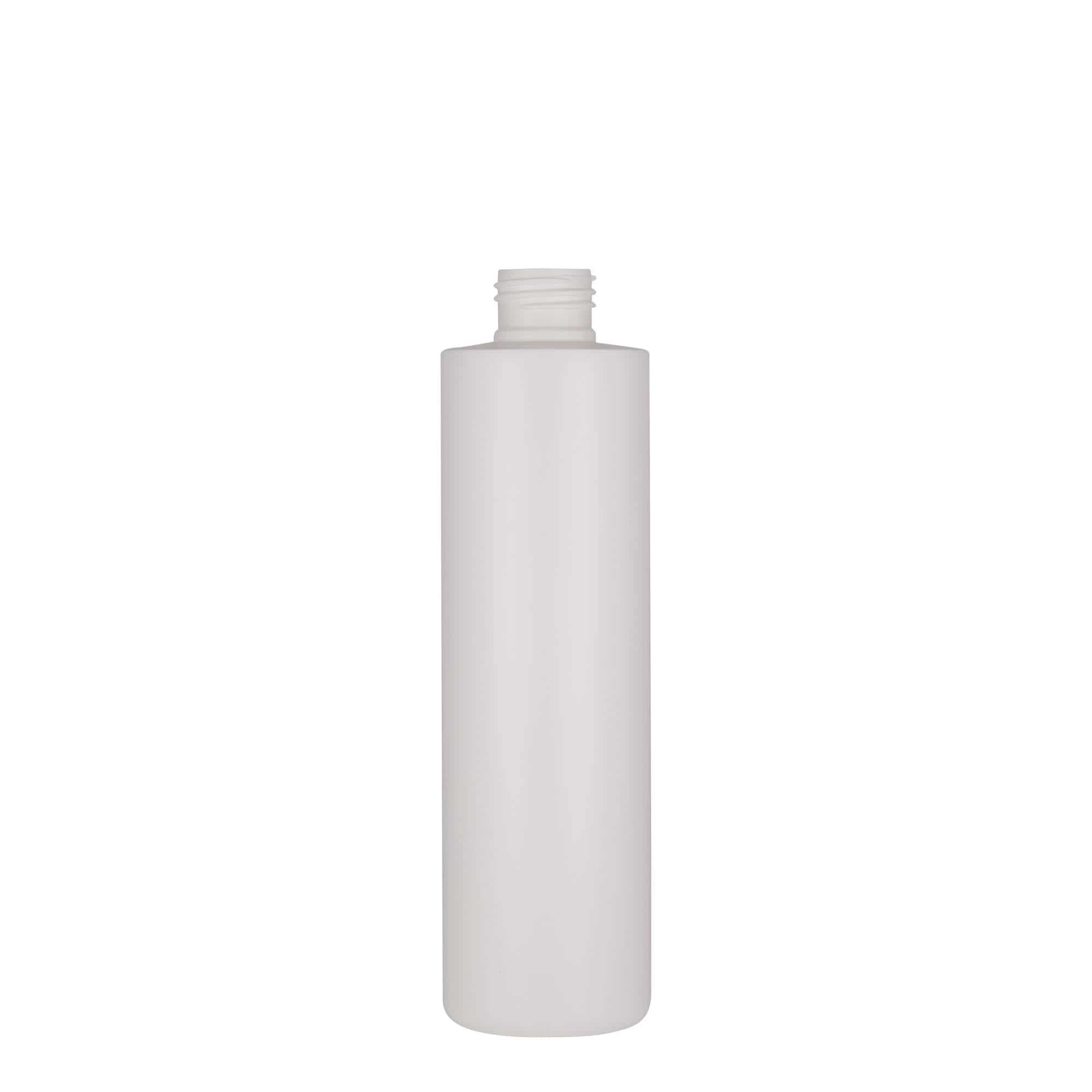 Plastična boca 250 ml 'Pipe', HDPE, bijela, otvor: GPI 24/410 Plastična boca 250 ml 'Pipe', HDPE, bijela, otvor: GPI 24/410