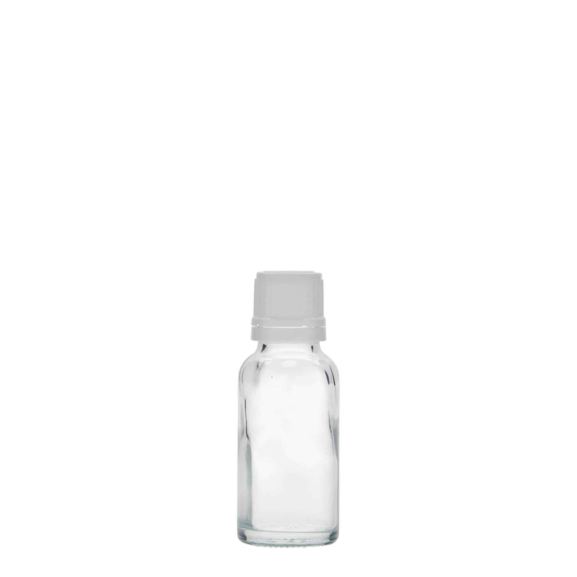 20 ml medicinska boca, staklo, otvor: DIN 18