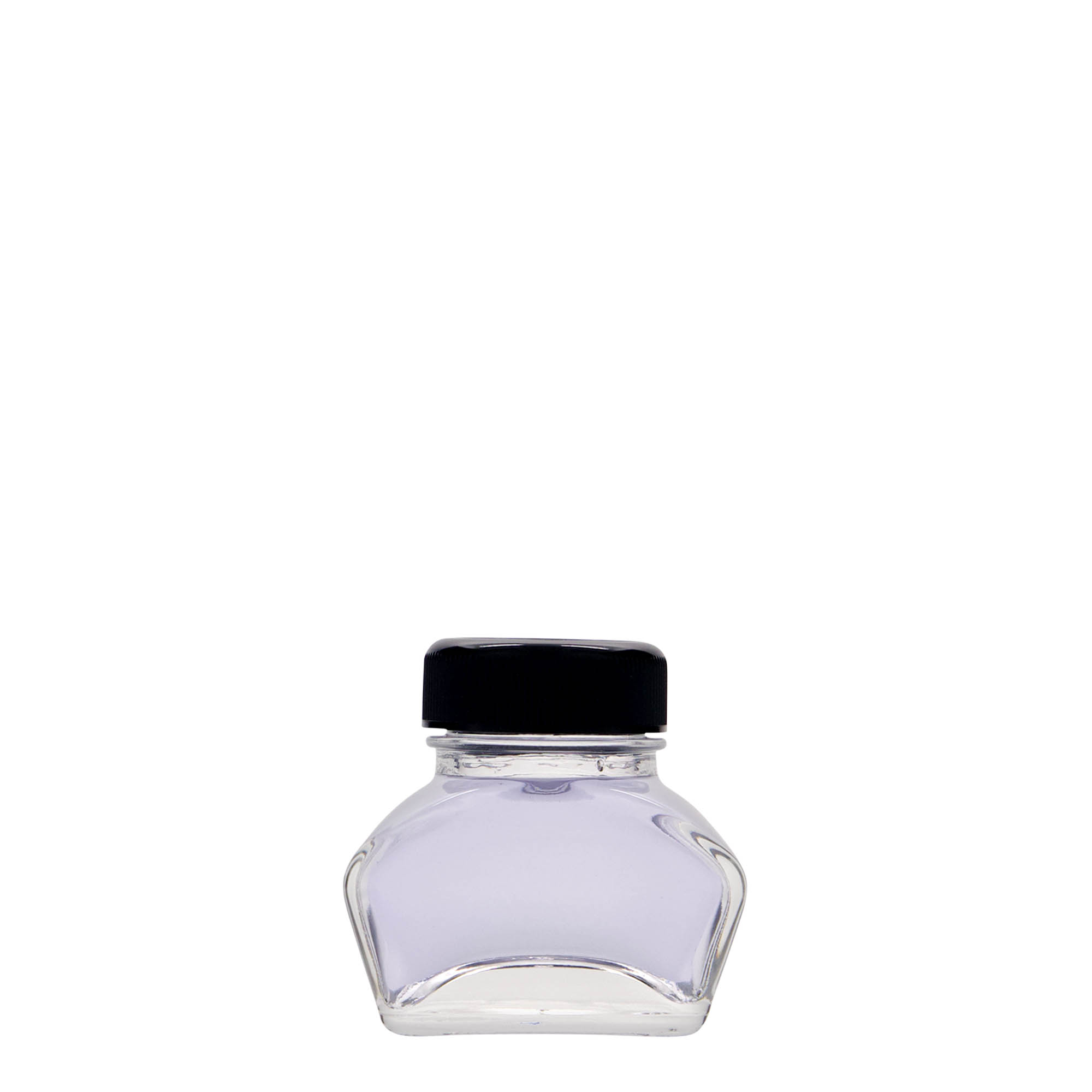 30 ml bočica za tintu, pravokutna, otvor: navojni poklopac