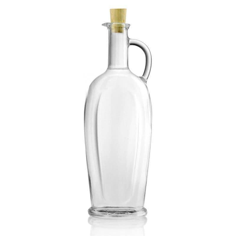 Staklena boca 500 ml 'Eleganta', ovalna, otvor: pluteni čep Staklena boca 500 ml 'Eleganta', ovalna, otvor: pluteni čep