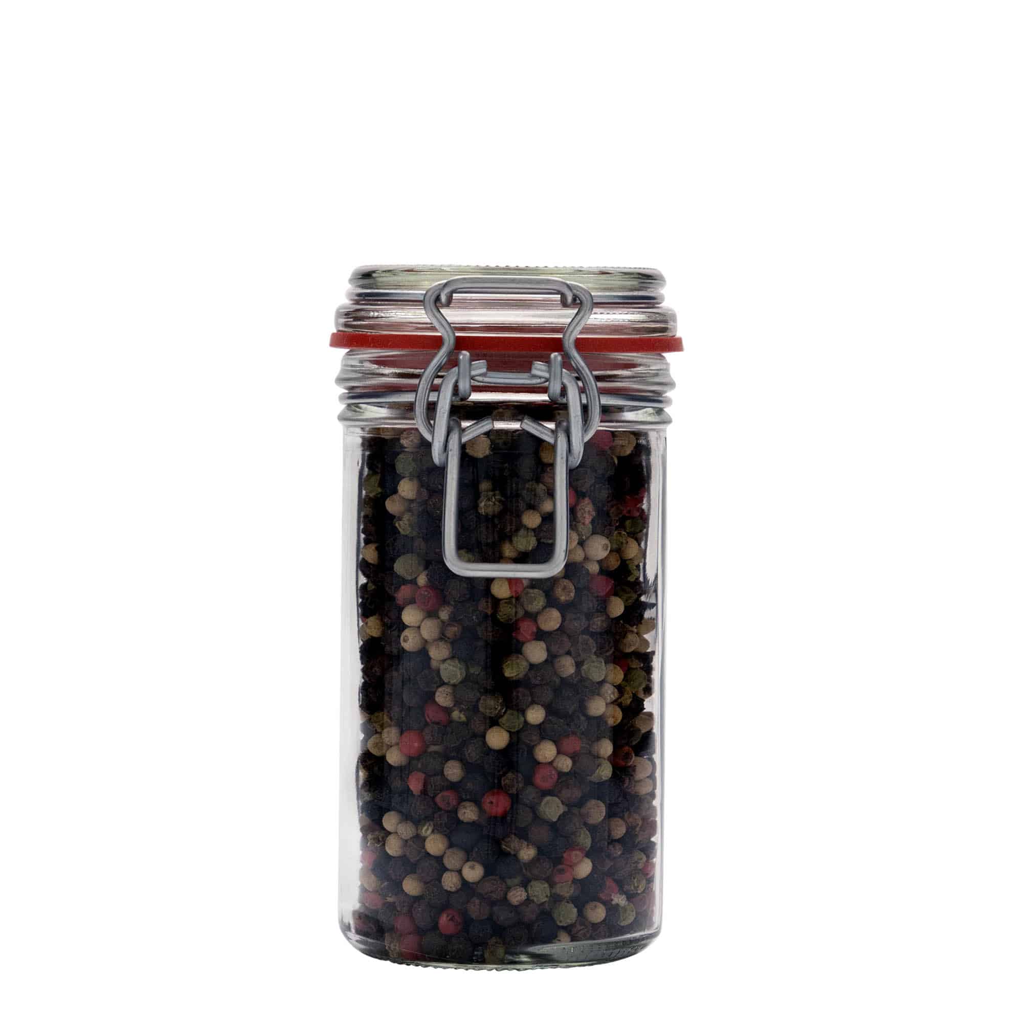 272 ml staklena tegla s metalnim zatvaračem, otvor: zatvarač s metalnim žičanim kopčama