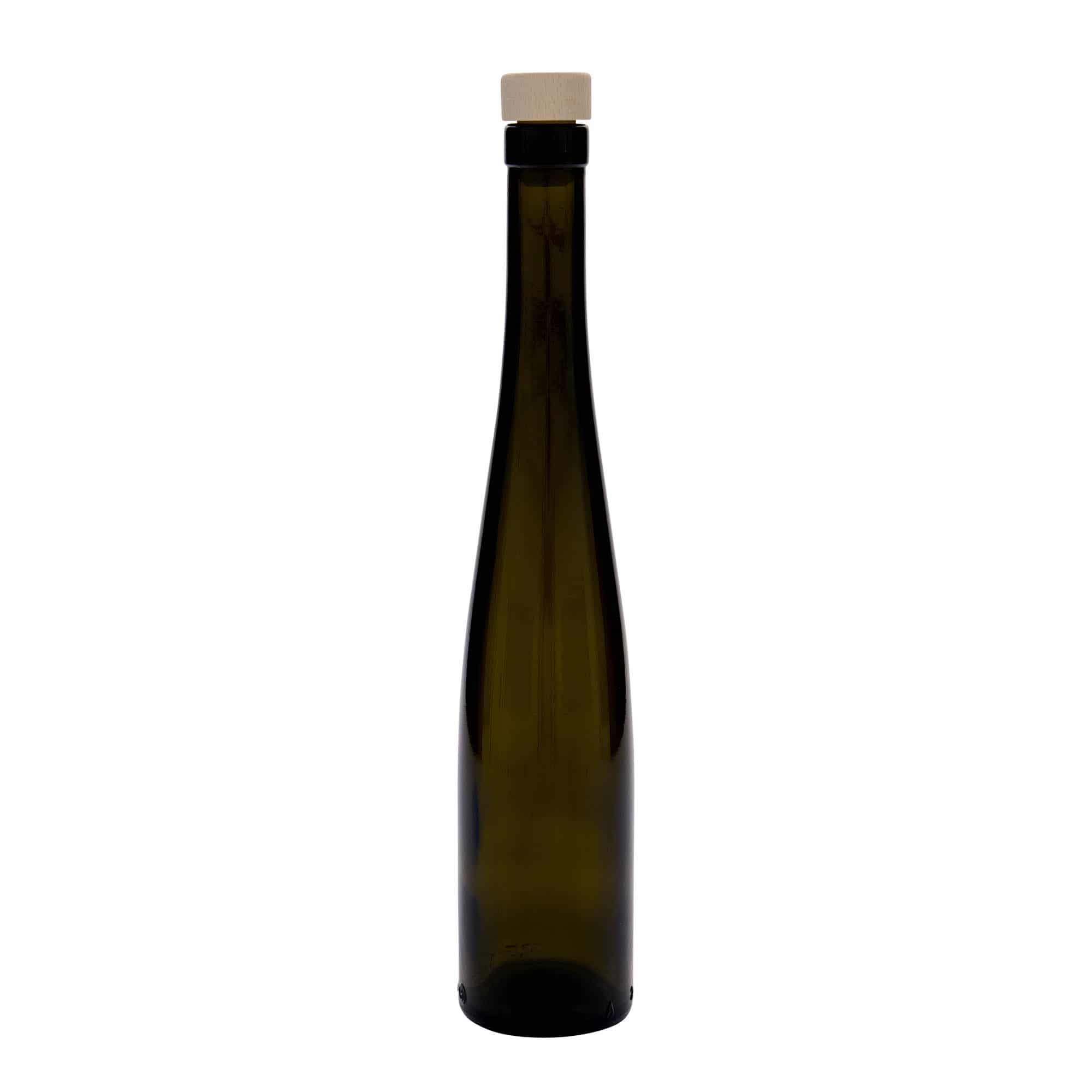 375 ml staklena boca 'Weinschlegel', antikno zelena, usta: pluto