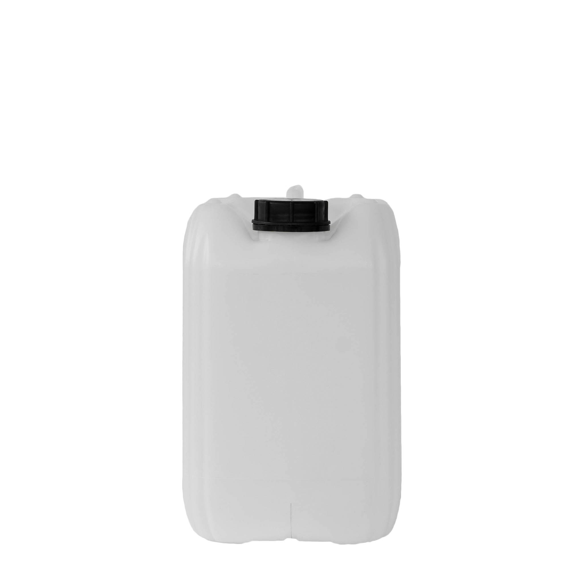 10 l kanistar, pravokutni, HDPE plastika, prirodno, otvor: ND 55