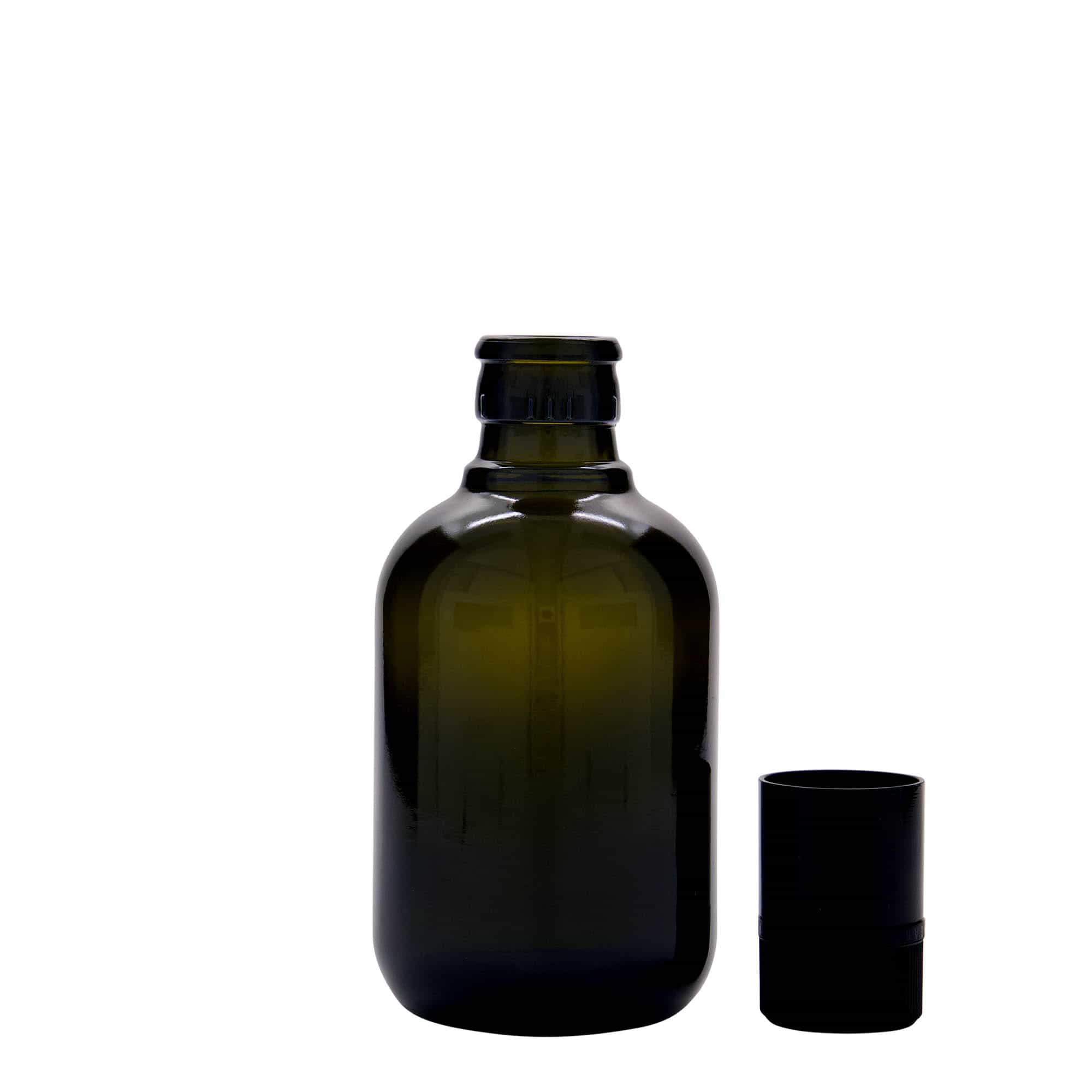 Boca za ocat/ulje 250 ml 'Biolio', staklo, antikno zelena, otvor: DOP