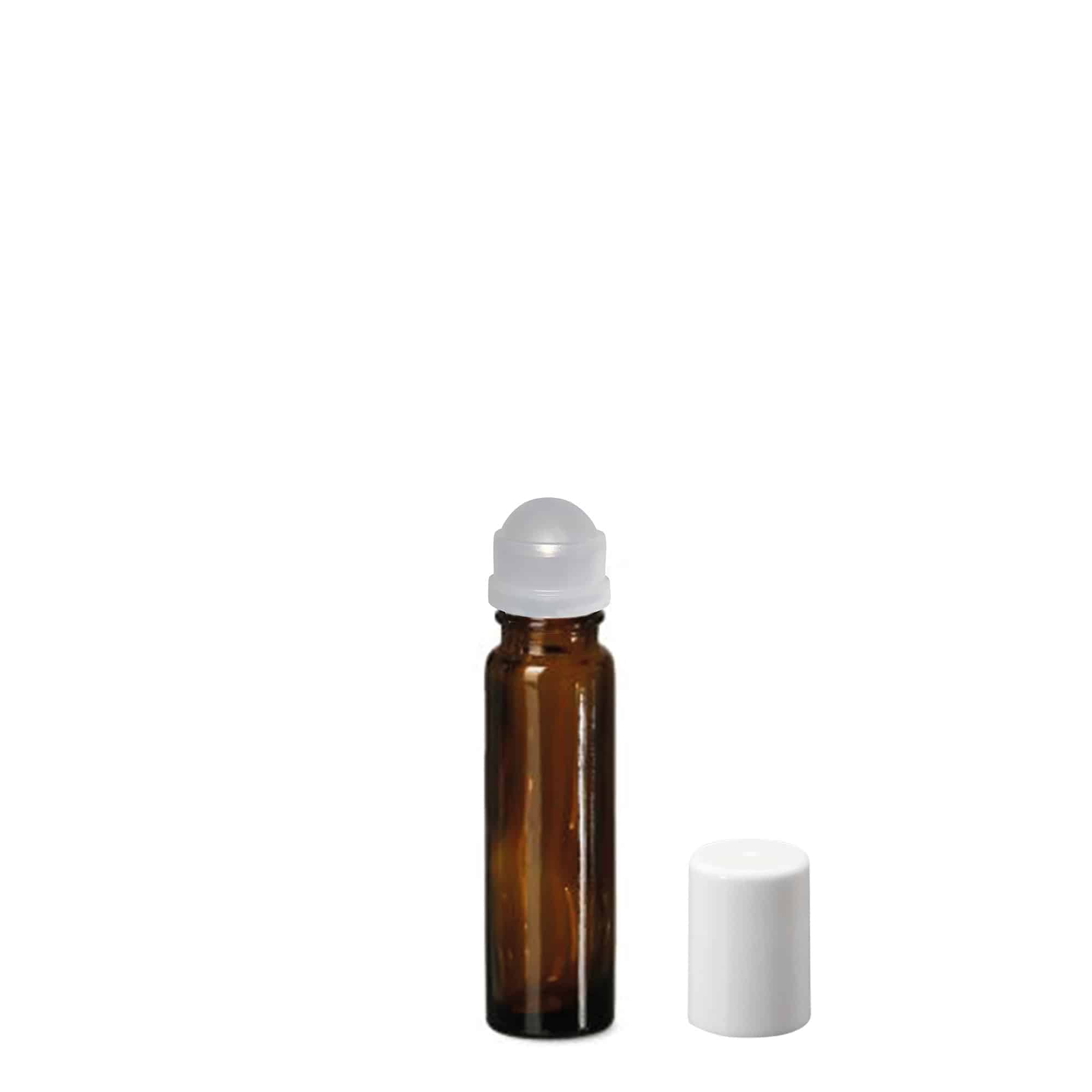 10 ml roll-on bočica, staklena, smeđa, otvor: navojni zatvarač