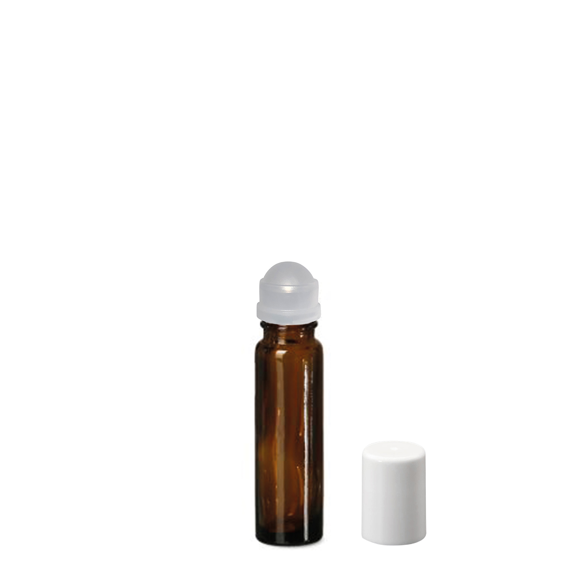 10 ml roll-on bočica, staklena, smeđa, otvor: navojni zatvarač