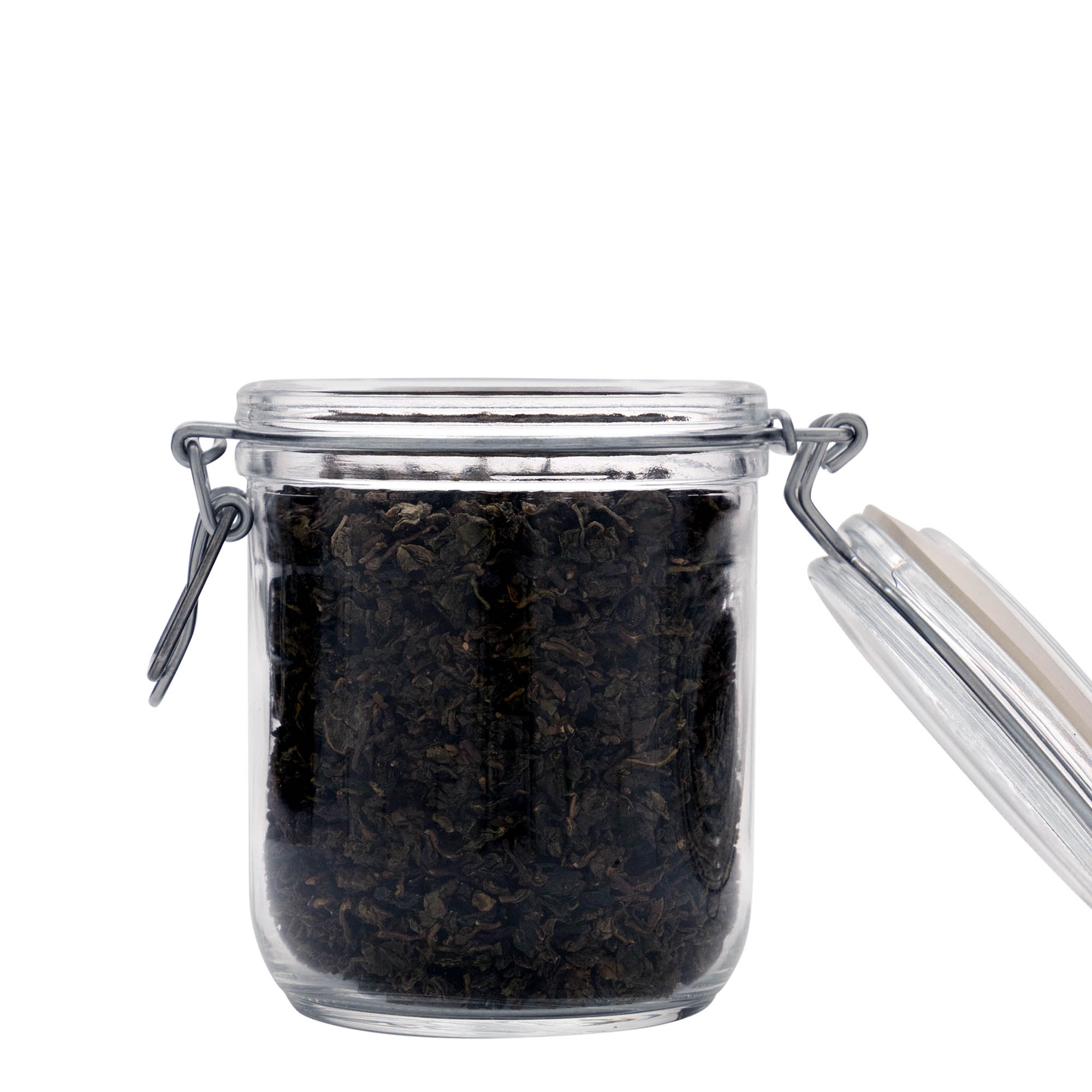 500 ml staklena tegla s metalnim kopčama 'Fido', otvor: zatvarač s metalnim kopčama