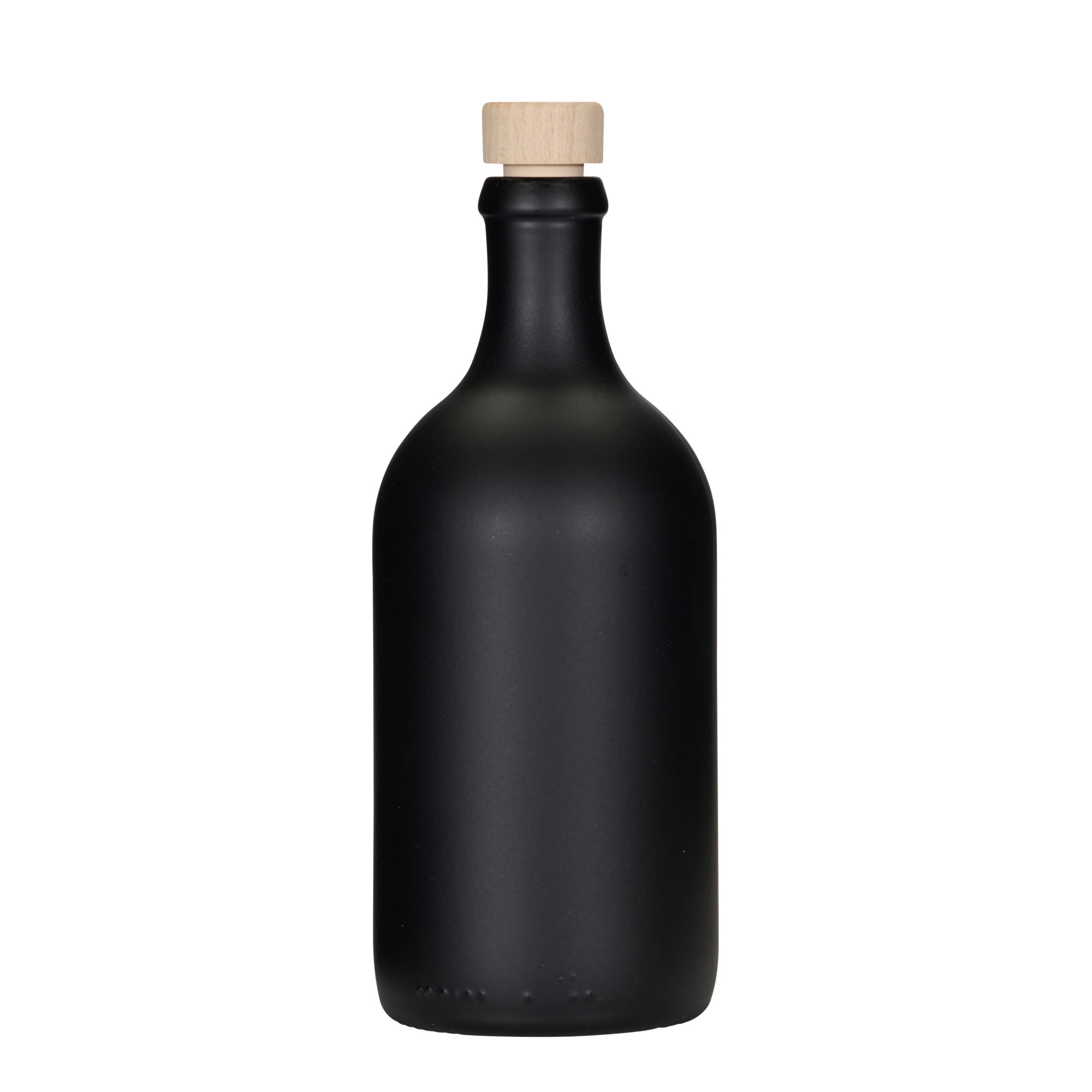 500 ml staklena boca 'Ginevra Leggera', crna, grlo: pluta 500 ml staklena boca 'Ginevra Leggera', crna, grlo: pluta