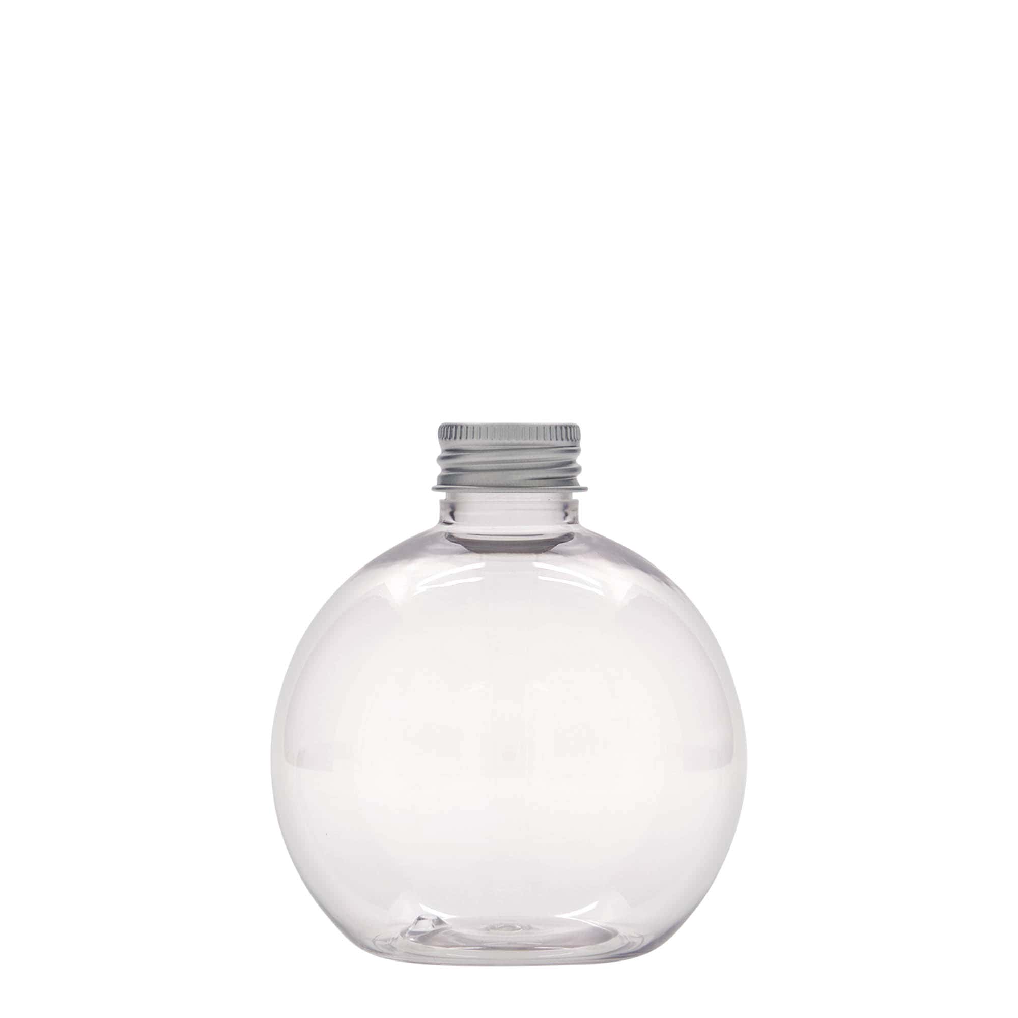 250 ml PET-boca 'Perry', okrugla, plastika, grlo: 24/410