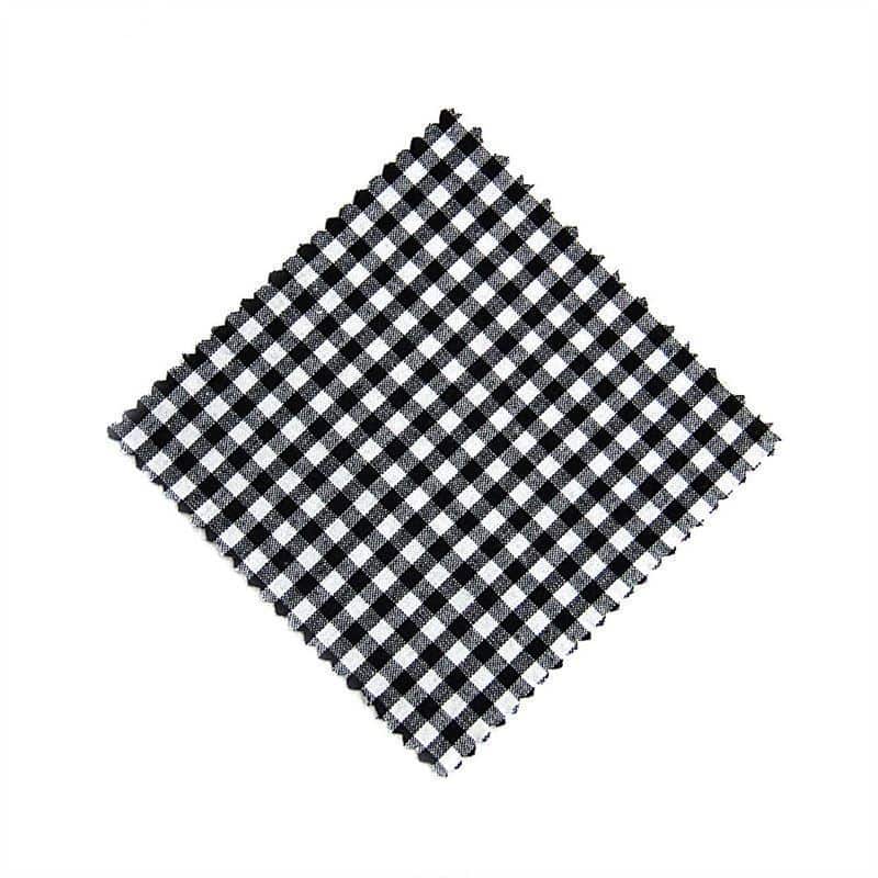 Krpice za zimnicu karirane 12x12, kvadratne, tekstil, crna, otvor: TO38-TO53 Krpice za zimnicu karirane 12x12, kvadratne, tekstil, crna, otvor: TO38-TO53