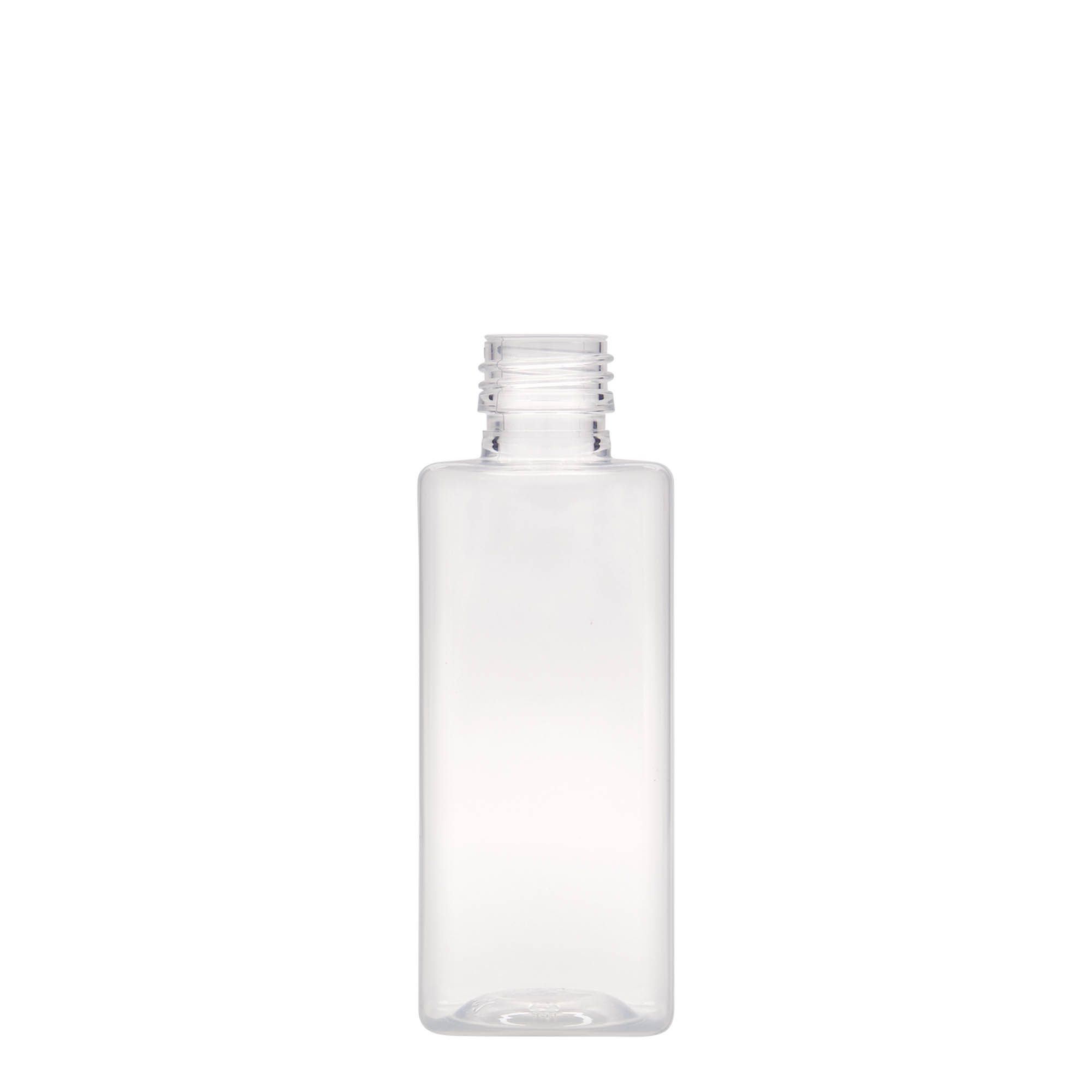 250 ml PET boca 'Karl', četvrtasta, plastika, grlo: PP 28