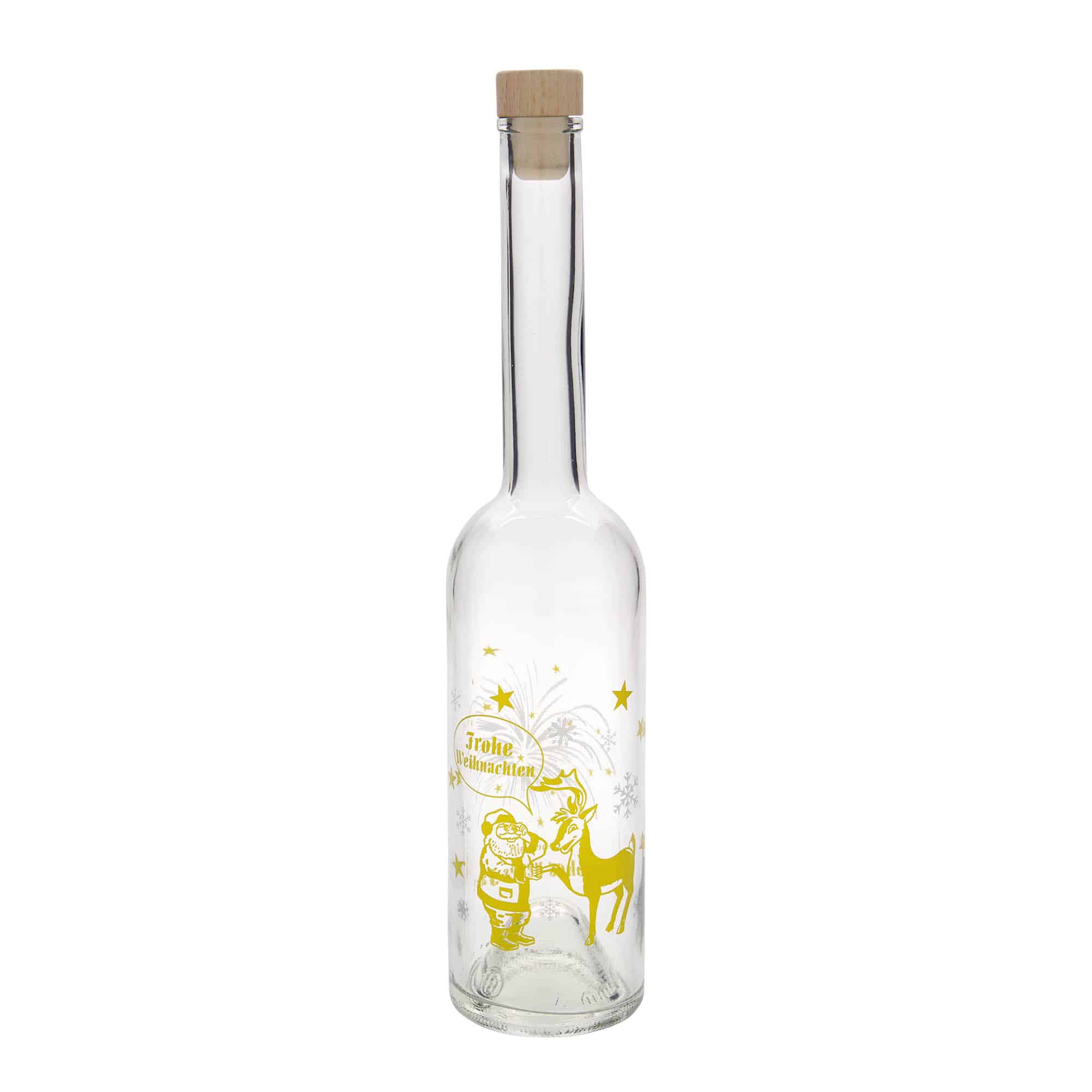 500 ml staklena boca 'Opera', motiv: vatromet, grlo: čep