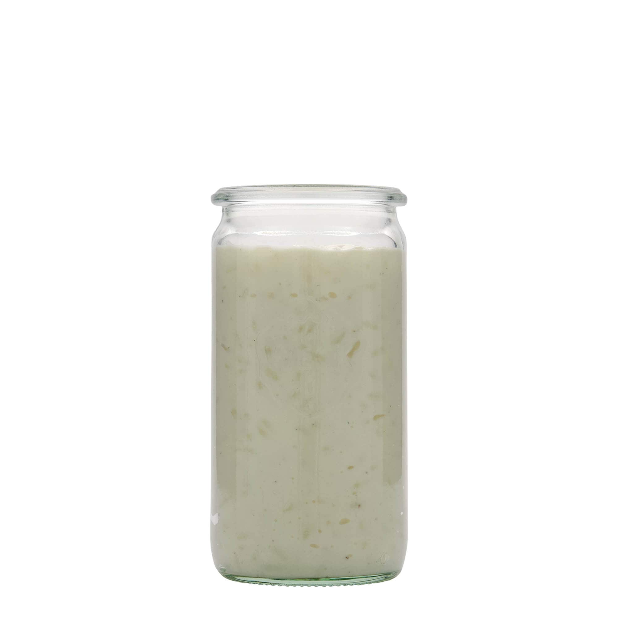 340 ml WECK cilindarska staklenka, otvor: okrugli rub