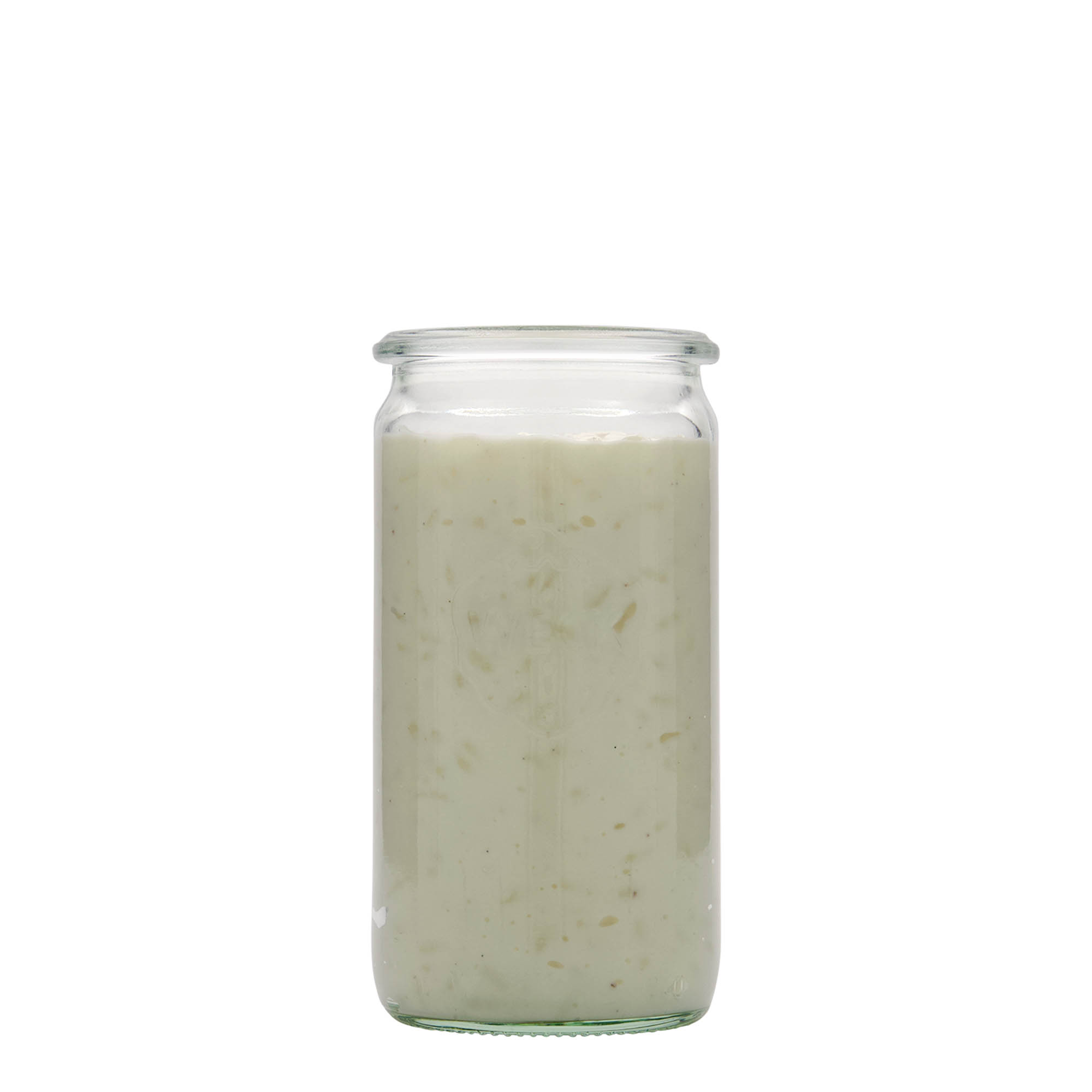 340 ml WECK cilindarska staklenka, otvor: okrugli rub