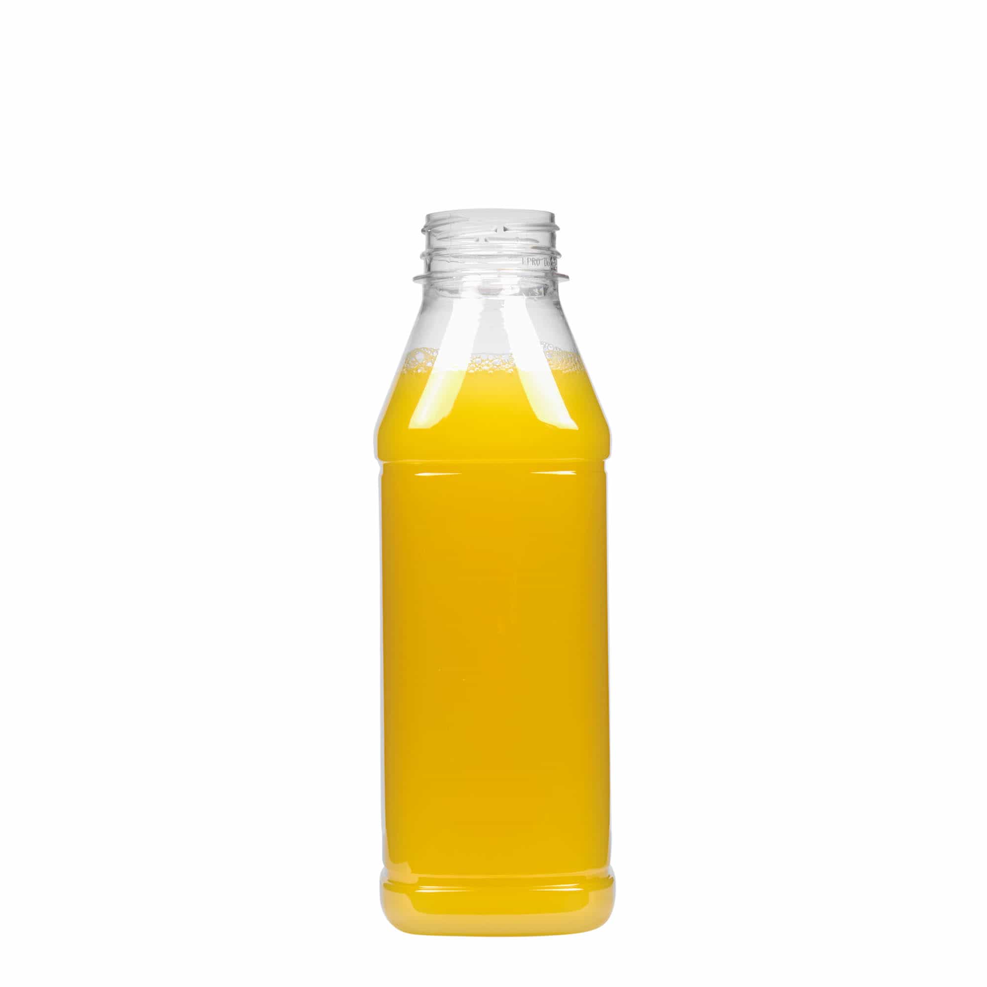 500 ml PET-boca 'Milk and Juice Carré', kvadratna, plastična, grlo: 38 mm 500 ml PET-boca 'Milk and Juice Carré', kvadratna, plastična, grlo: 38 mm
