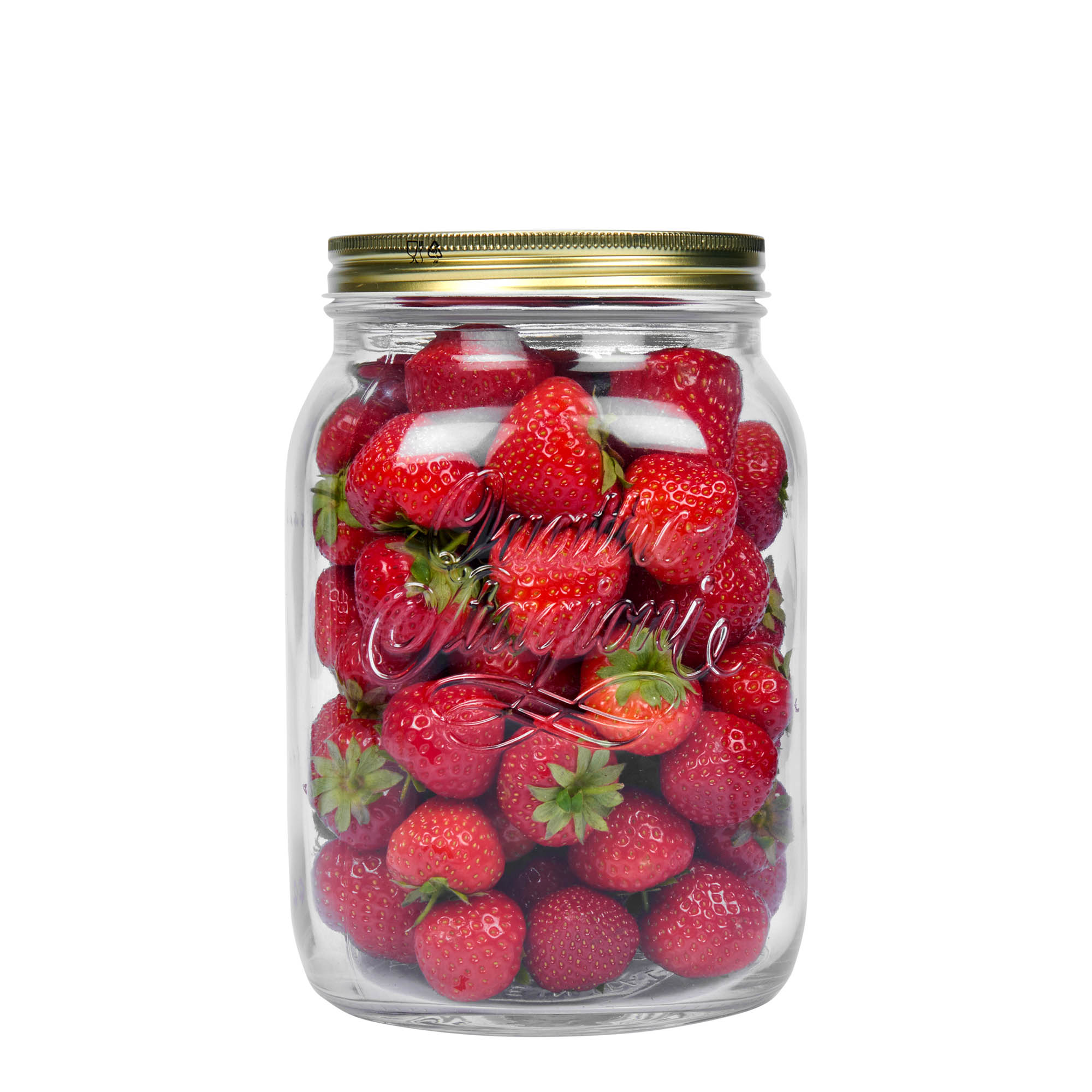 2.000 ml staklena posuda 'Quattro Stagioni', otvor: navojni poklopac 2.000 ml staklena posuda 'Quattro Stagioni', otvor: navojni poklopac