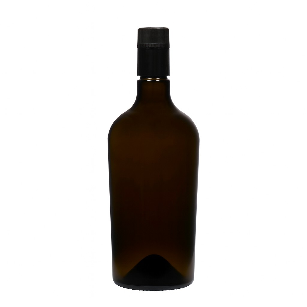 750 ml boca za ocat/ulje 'Oleum', staklo, antikno zeleno, grlo: DOP 750 ml boca za ocat/ulje 'Oleum', staklo, antikno zeleno, grlo: DOP