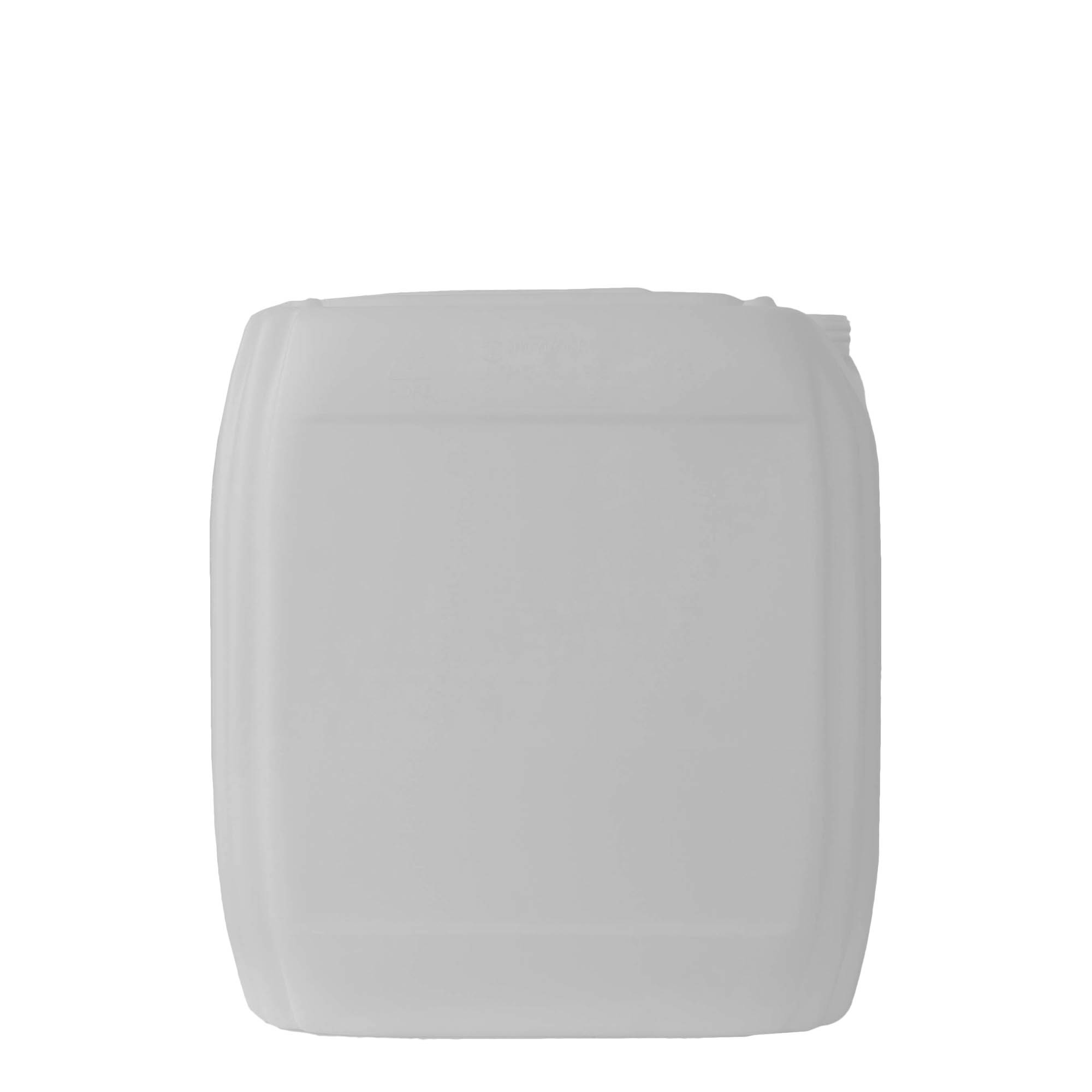 30 l kanistar, pravokutni, HDPE plastika, prirodni, otvor: ND 60