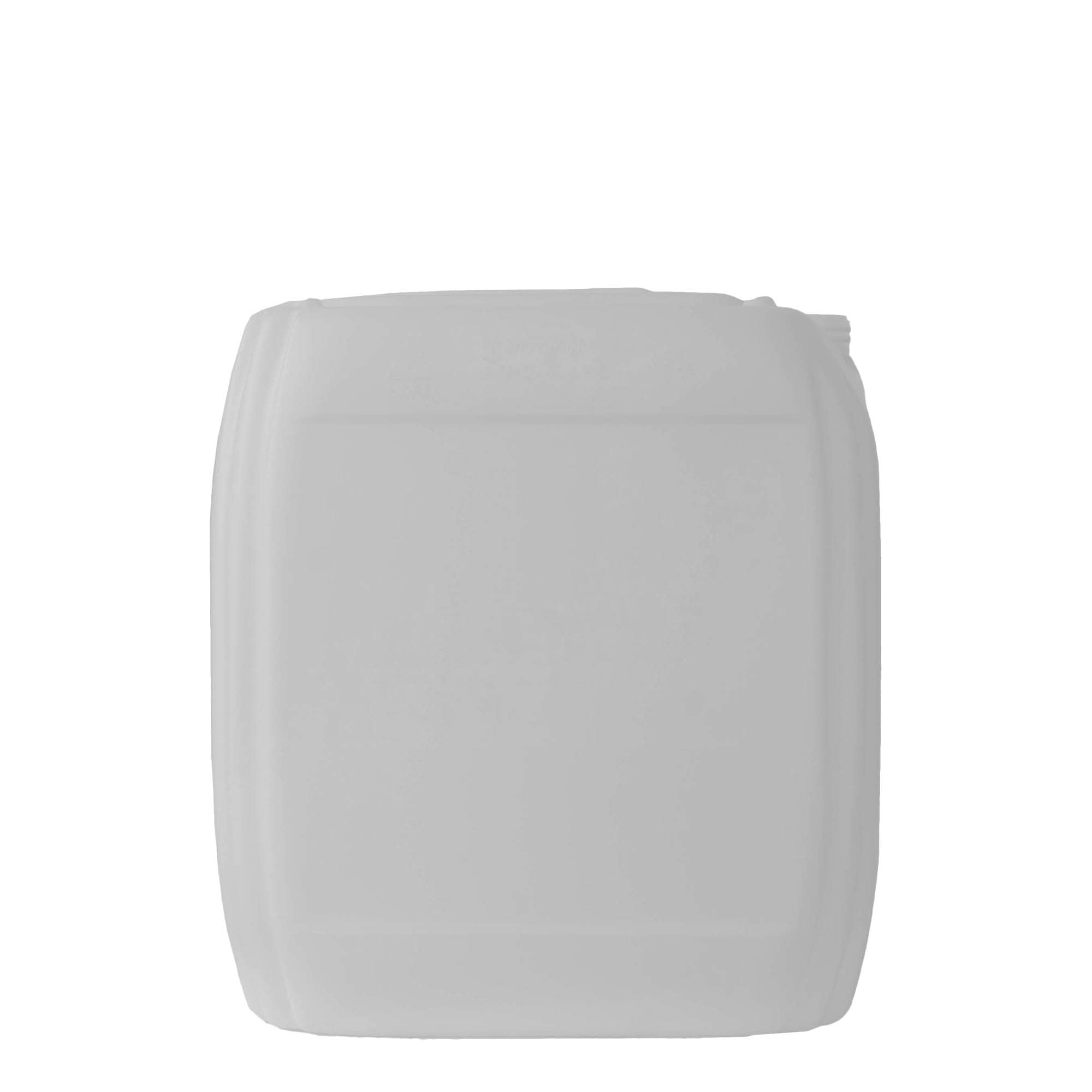 30 l kanistar, pravokutni, HDPE plastika, prirodni, otvor: ND 60