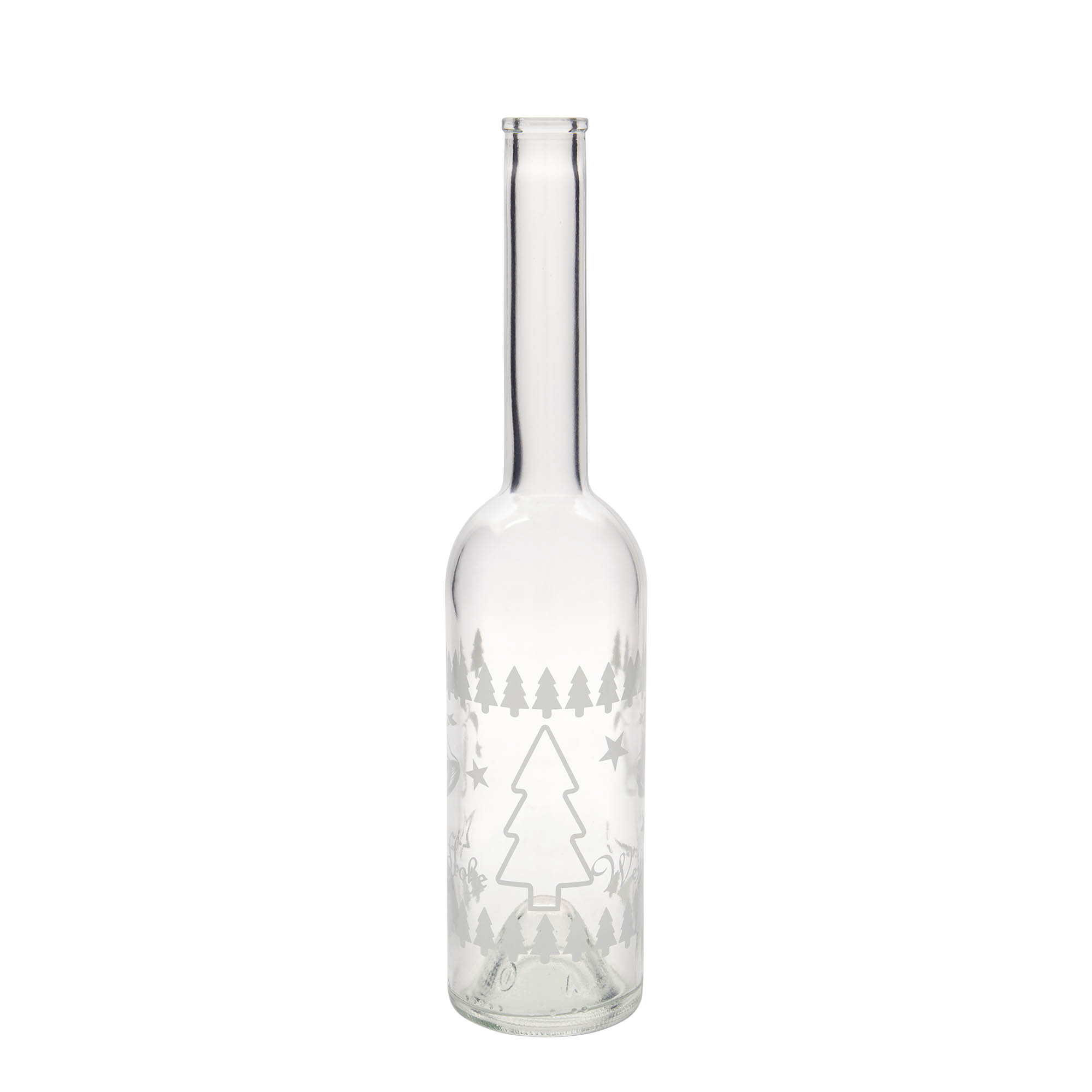500 ml staklena boca 'Opera', motiv: Klasični Božić, grlo: plutajuća čep 500 ml staklena boca 'Opera', motiv: Klasični Božić, grlo: plutajuća čep