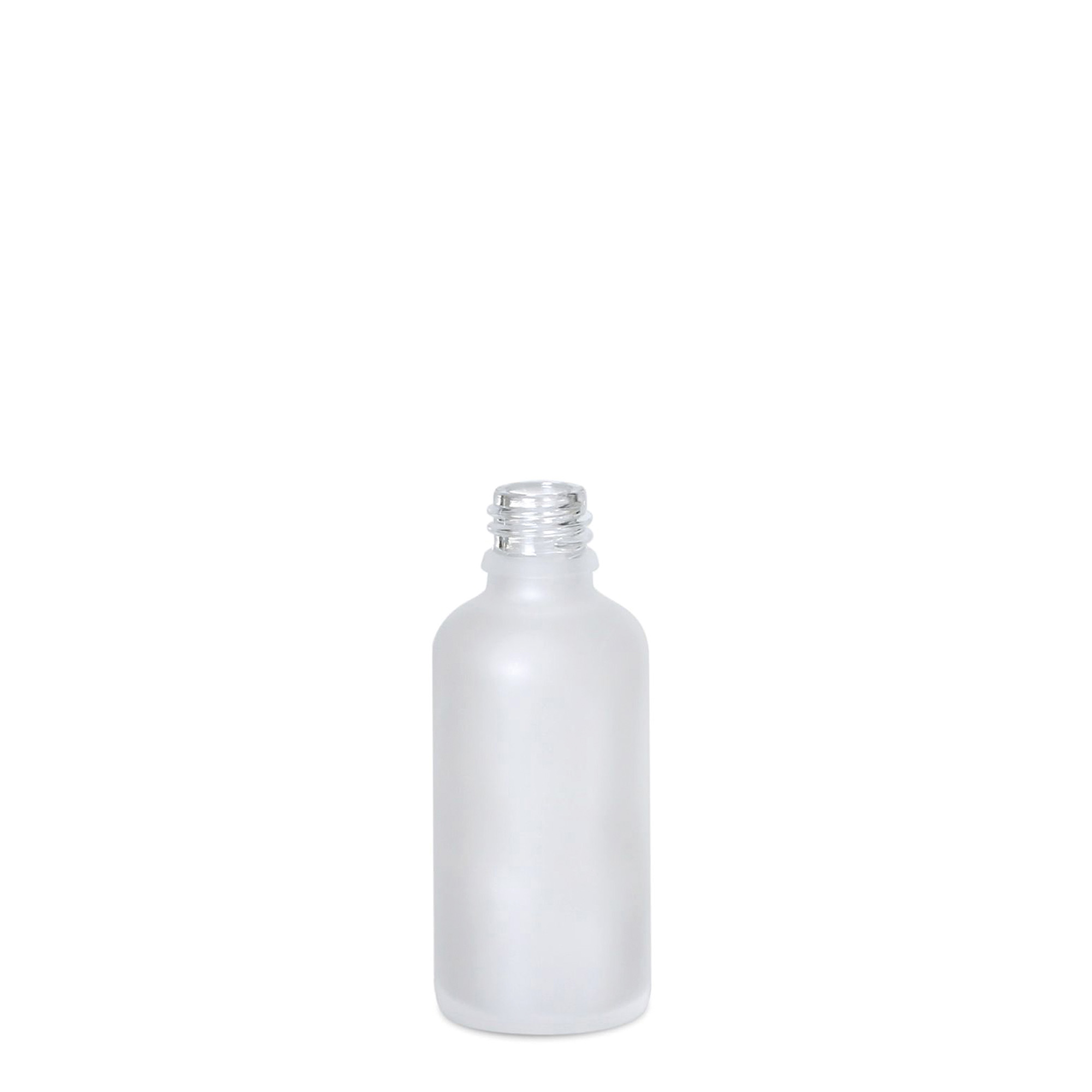50 ml medicinska bočica, staklena, matirana, grlo: DIN 18 50 ml medicinska bočica, staklena, matirana, grlo: DIN 18
