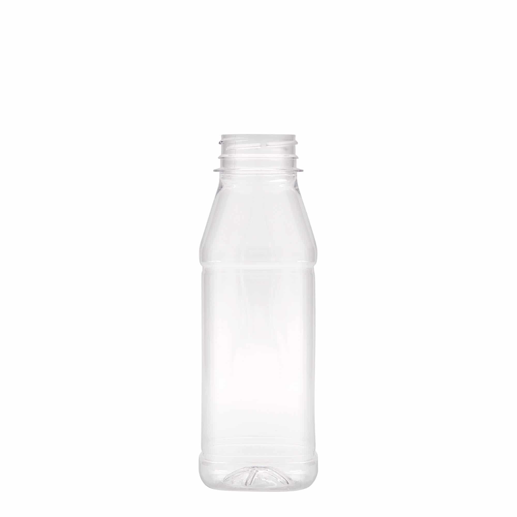 PET boca 330 ml 'Milk and Juice Carré', kvadratna, plastika, otvor: 38 mm PET boca 330 ml 'Milk and Juice Carré', kvadratna, plastika, otvor: 38 mm
