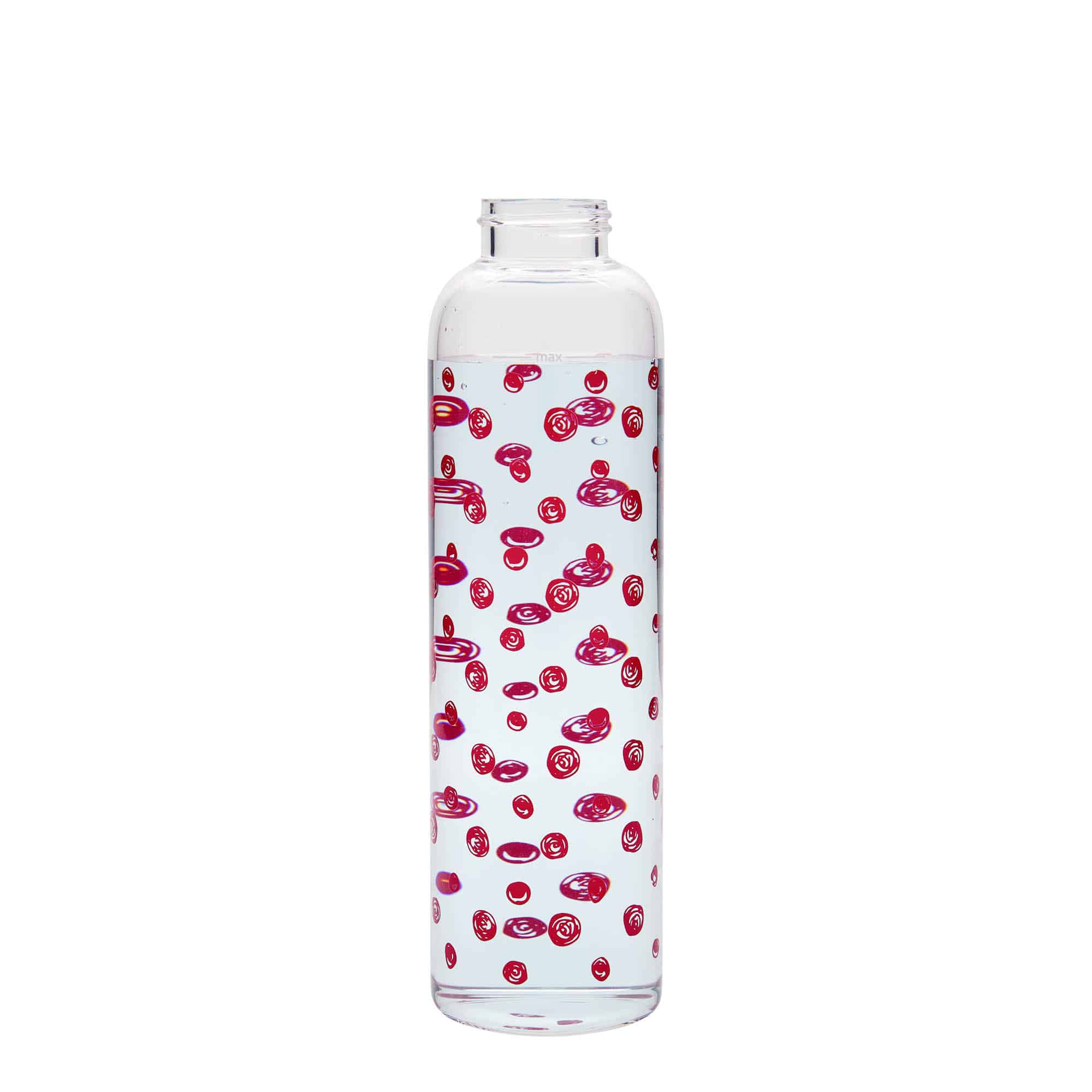 500 ml boca za piće 'Perseus - Crvene točkice', otvor: navojni zatvarač