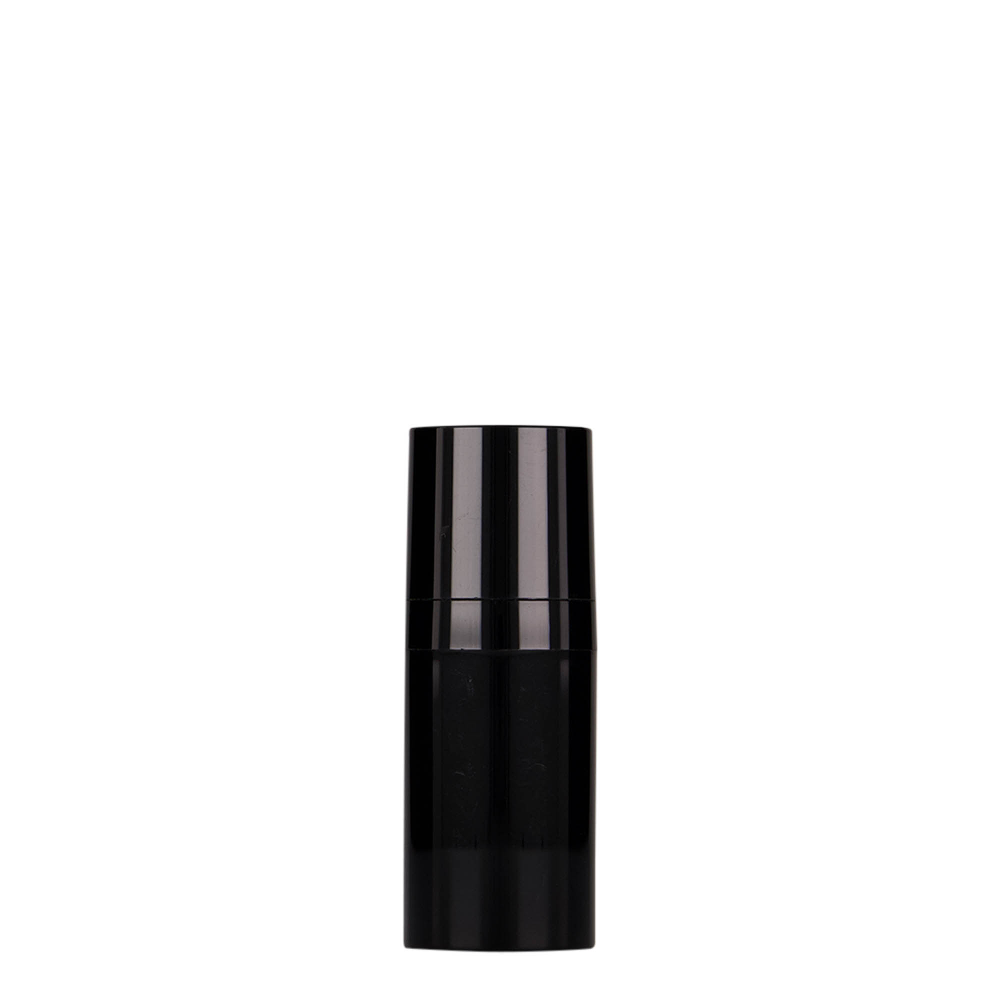 15 ml Airless dozirnik 'Micro', PP-plastika, crni