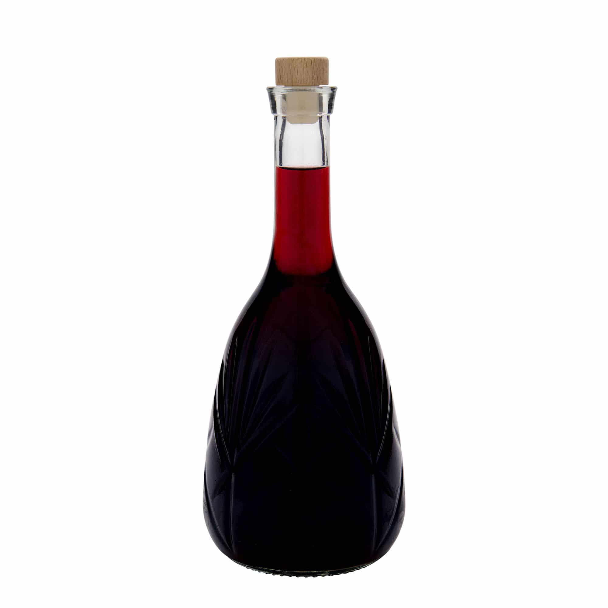 1.000 ml staklena boca 'Reliefa', grlo: pluta