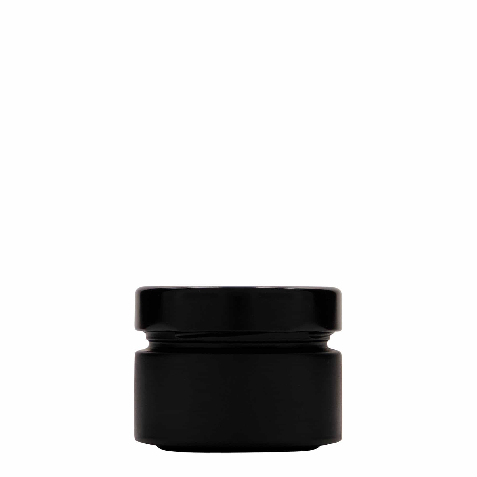 130 ml okrugla čaša 'Aurora', crna, otvor: Deep-Twist-Off (DTO 66)