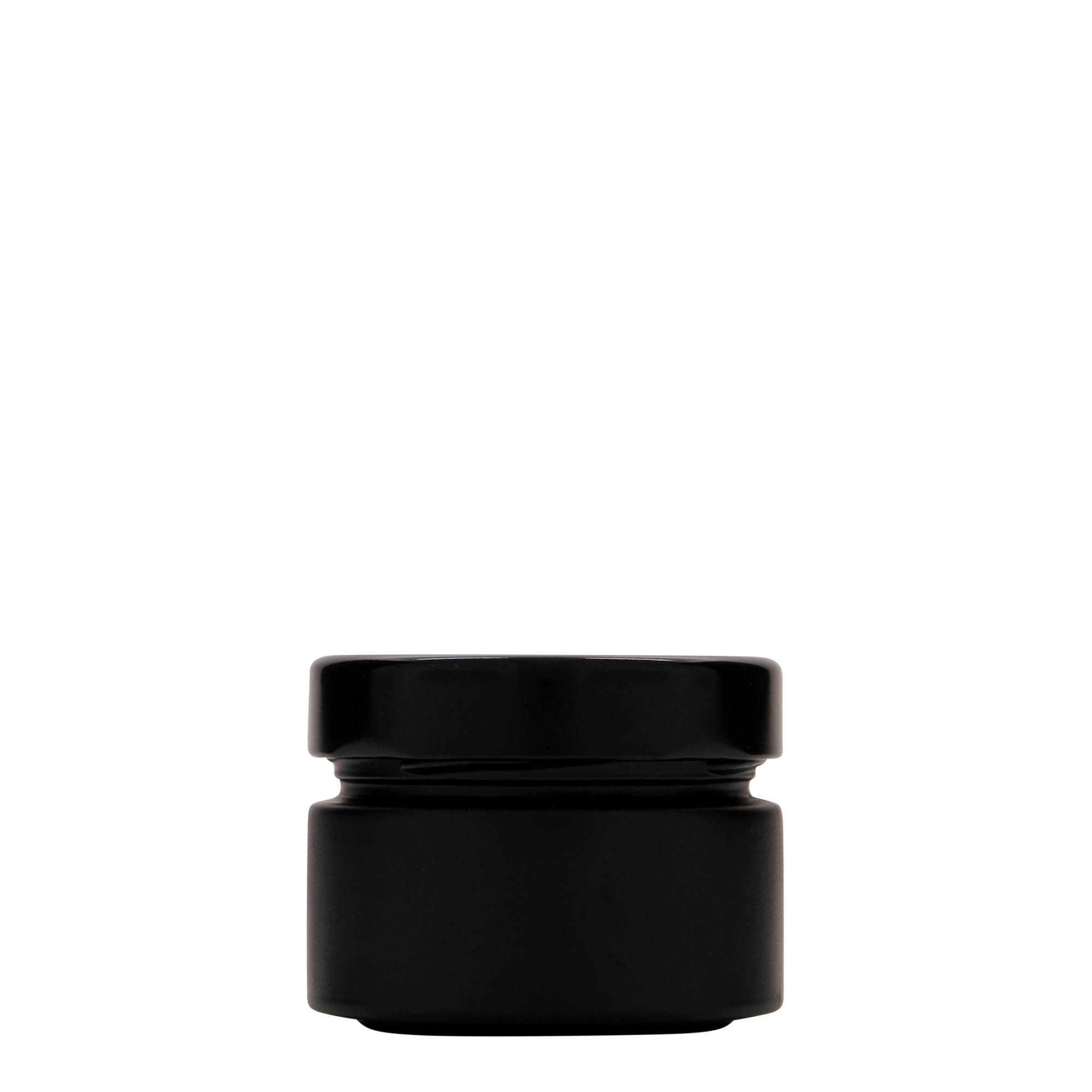 130 ml okrugla čaša 'Aurora', crna, otvor: Deep-Twist-Off (DTO 66)