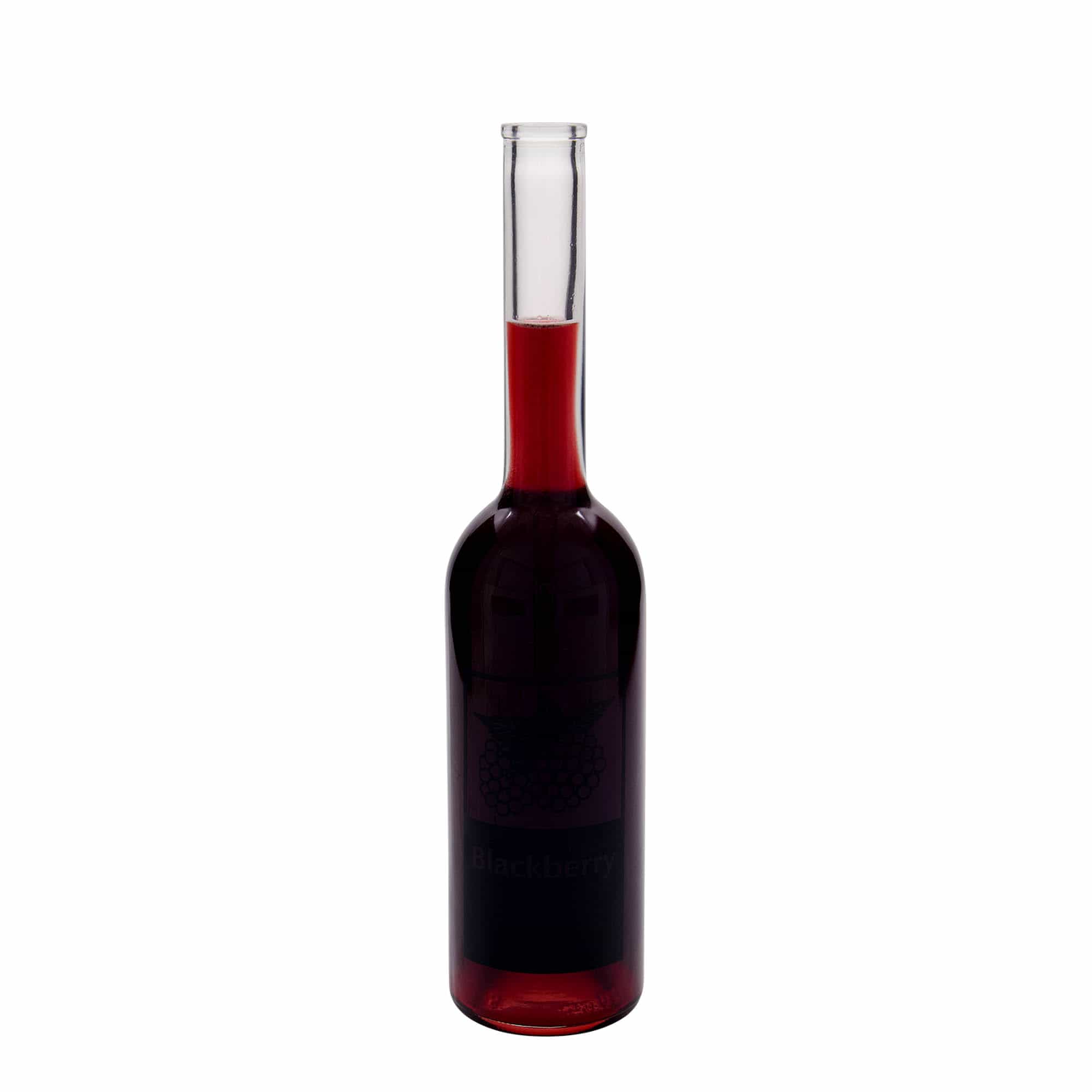 500 ml staklena boca 'Opera', motiv: kupina, grlo: čep