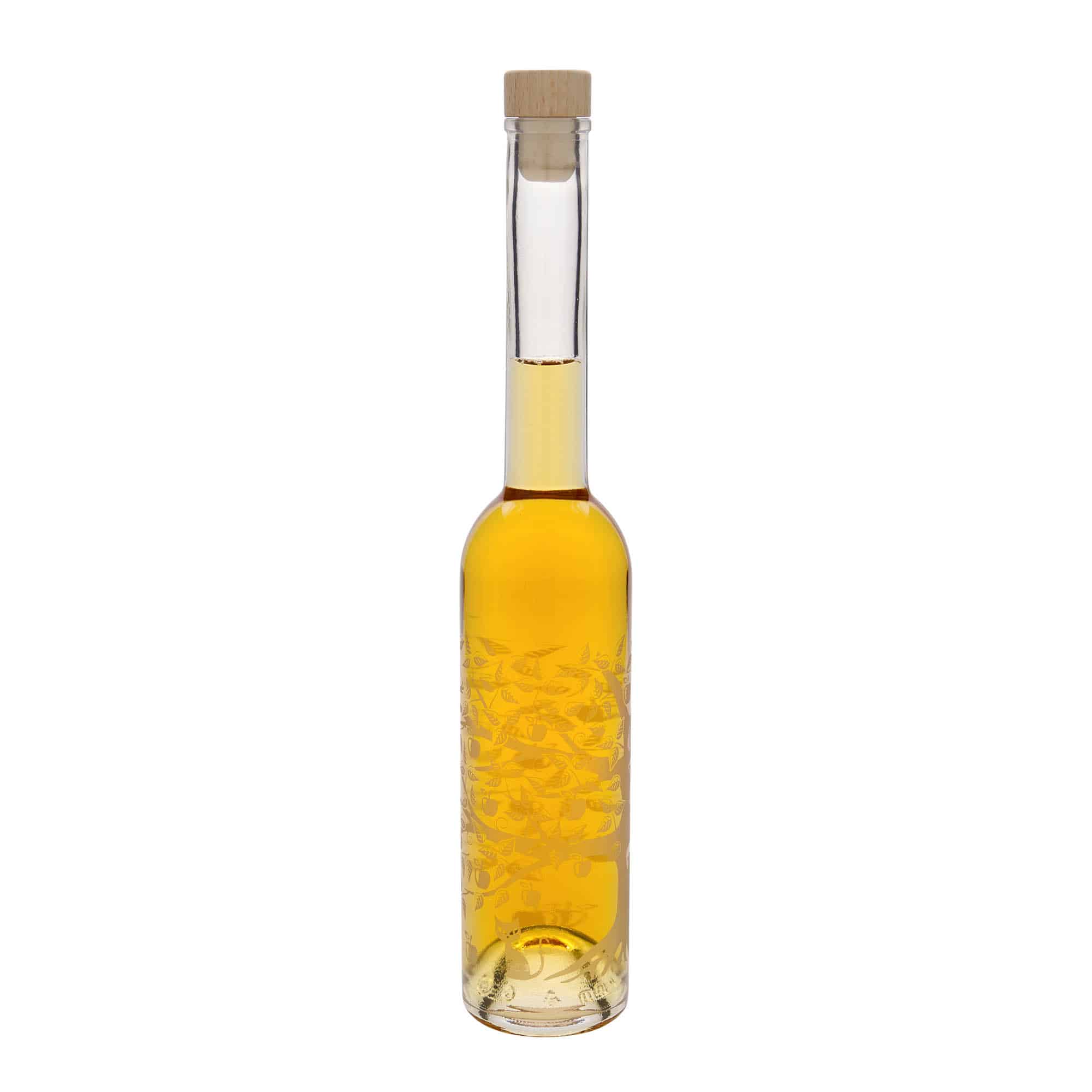 350 ml staklena boca 'Opera', motiv: jabuka, grlo: pluta