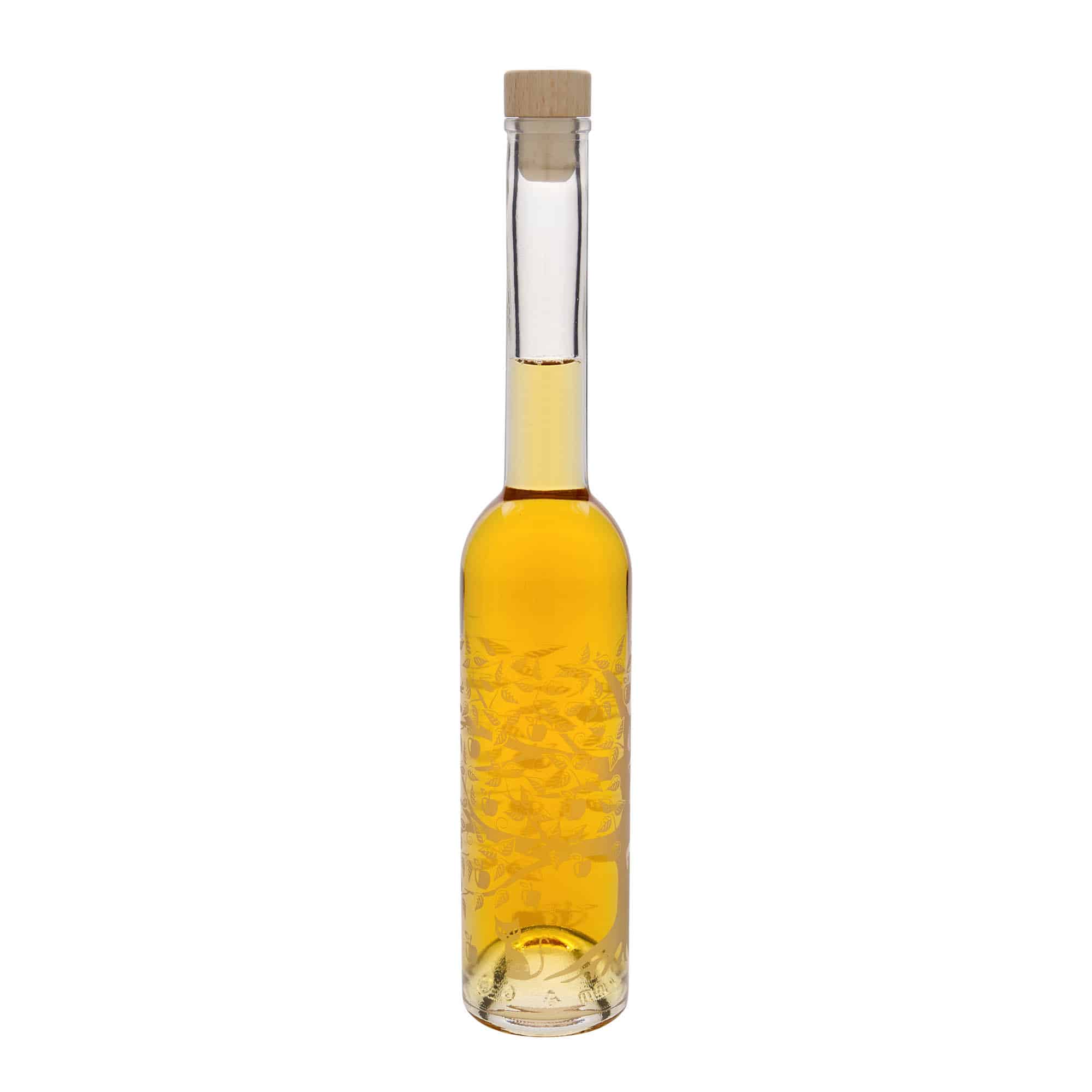 350 ml staklena boca 'Opera', motiv: jabuka, grlo: pluta