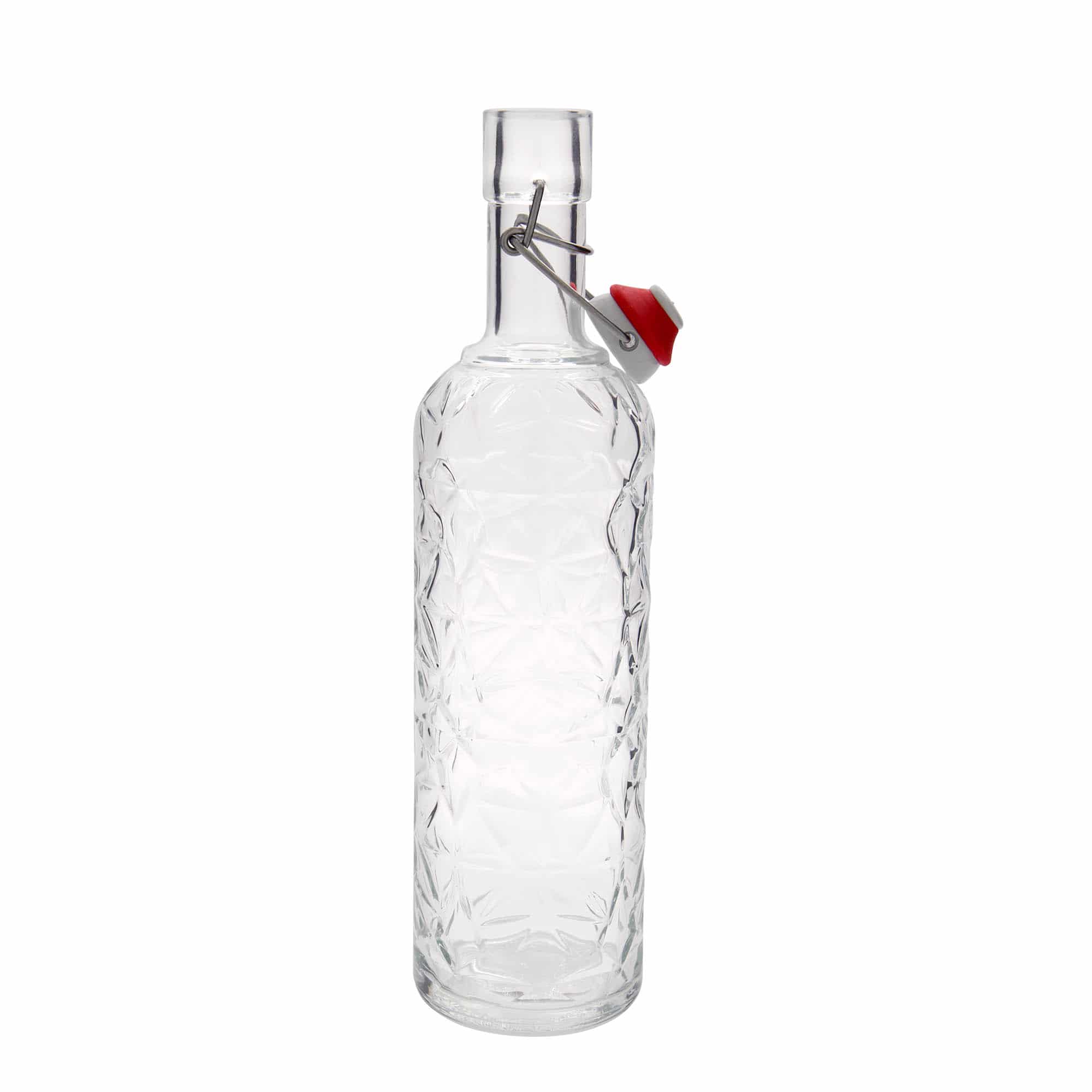 1.000 ml staklena boca 'Oriente', grlo: zatvarač s kopčom 1.000 ml staklena boca 'Oriente', grlo: zatvarač s kopčom