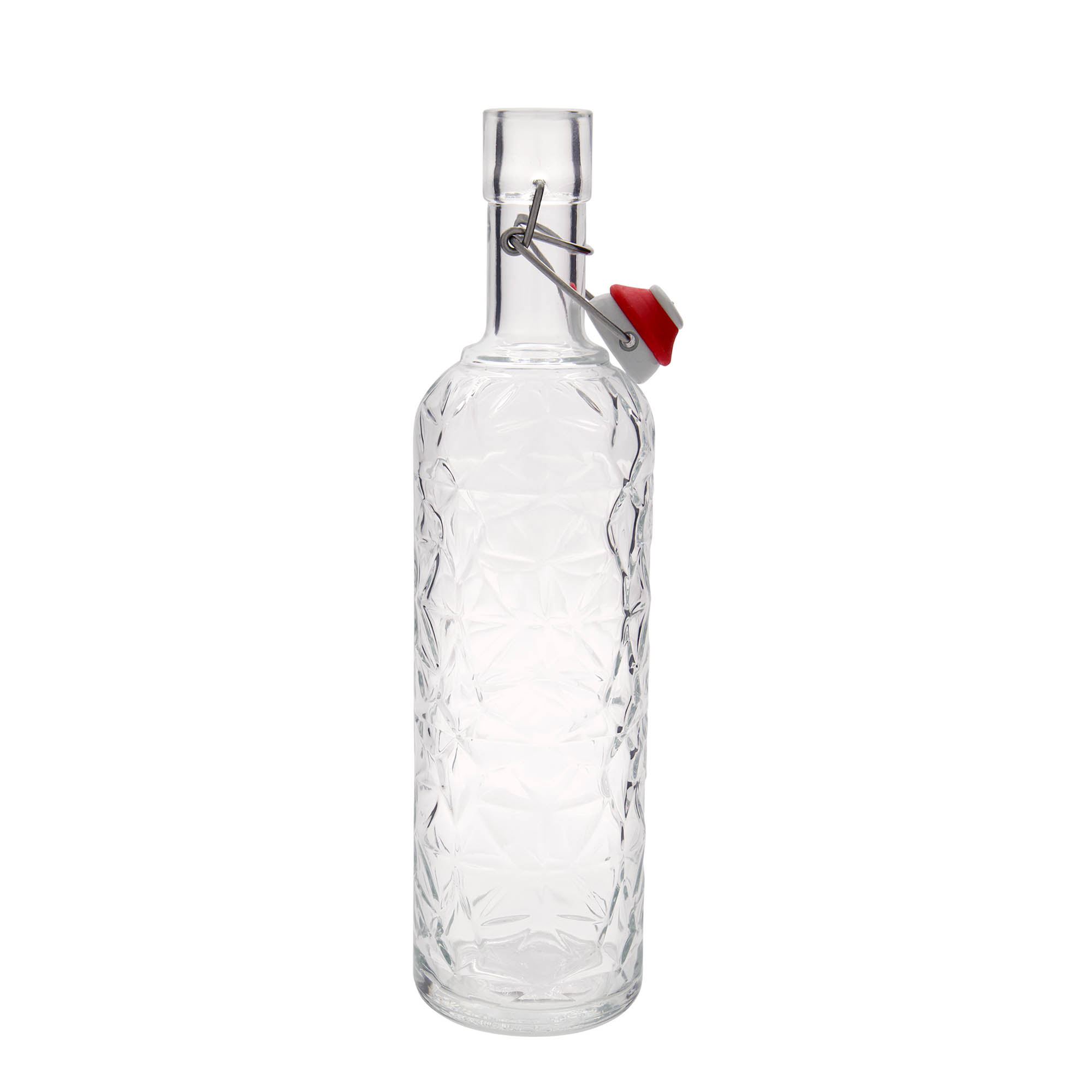 1.000 ml staklena boca 'Oriente', grlo: zatvarač s kopčom 1.000 ml staklena boca 'Oriente', grlo: zatvarač s kopčom