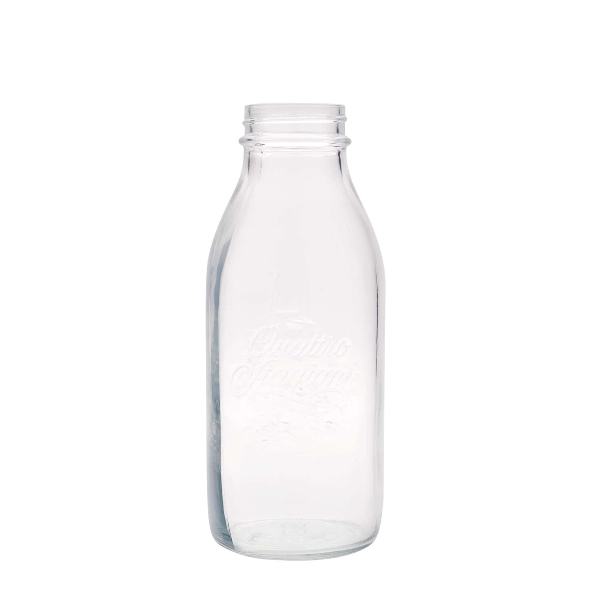 1.000 ml staklena boca 'Quattro Stagioni', grlo: navojni čep