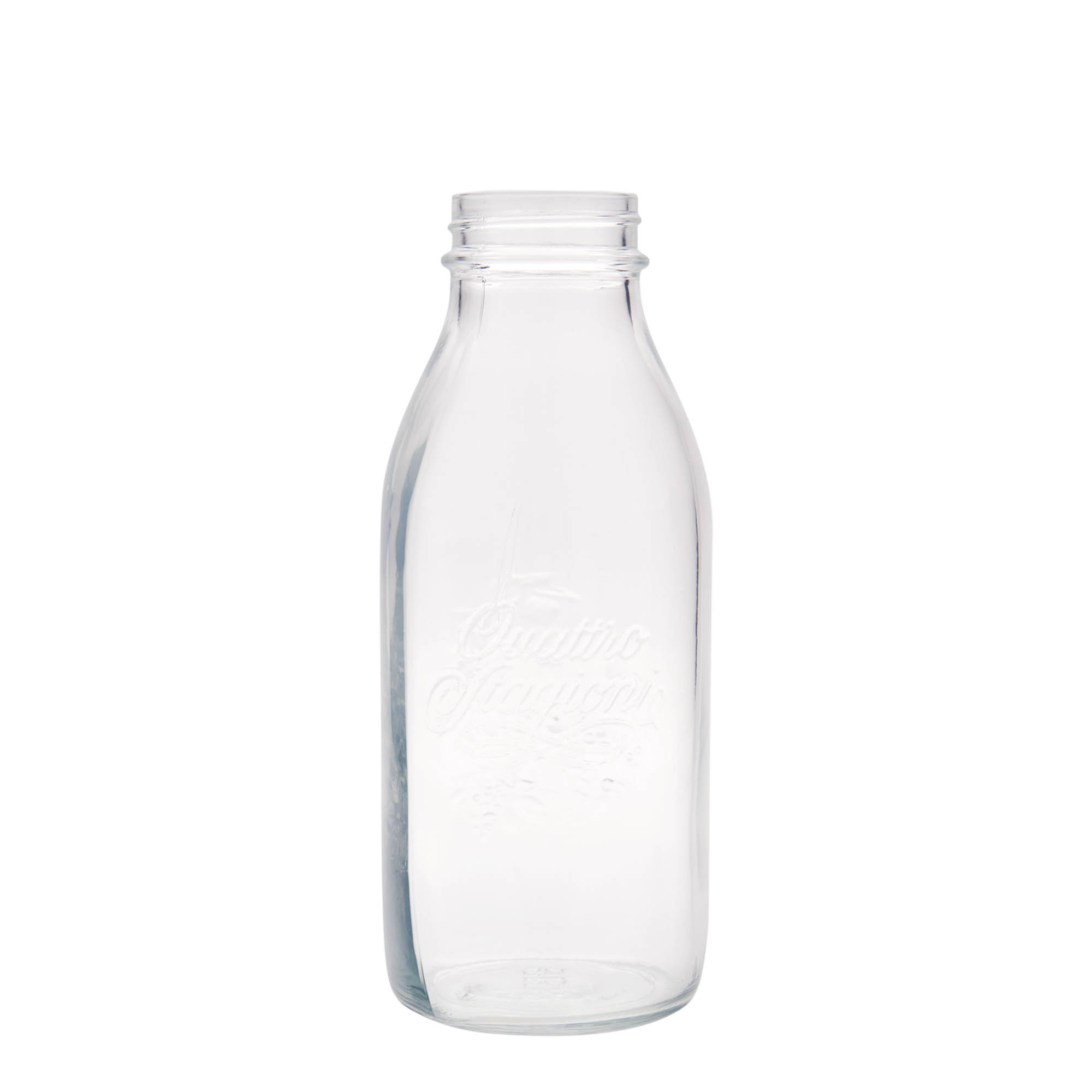 1.000 ml staklena boca 'Quattro Stagioni', grlo: navojni čep 1.000 ml staklena boca 'Quattro Stagioni', grlo: navojni čep
