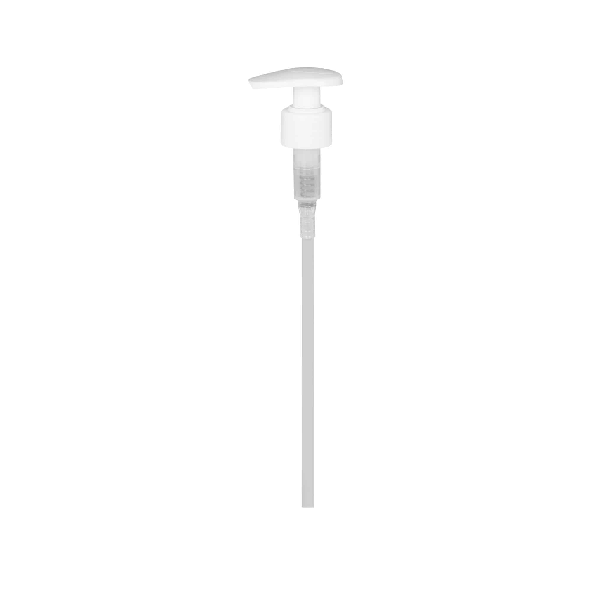 Zatvarač s navojem, dozirna pumpa, PP-plastika, bijela, za grlo: 24/410