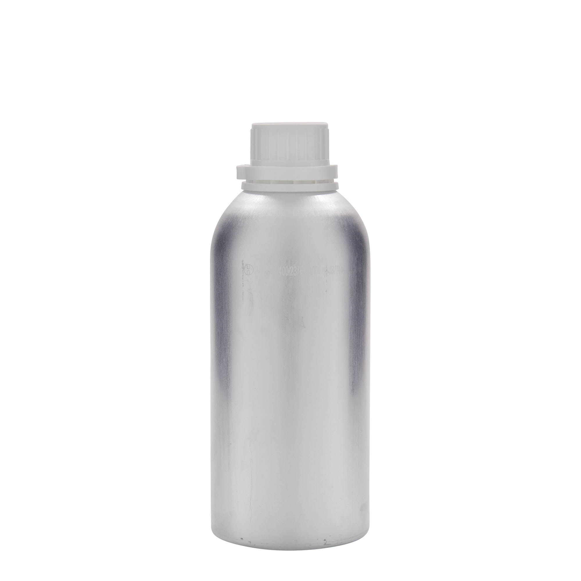 625 ml aluminijska boca, metal, srebrna, otvor: DIN 32