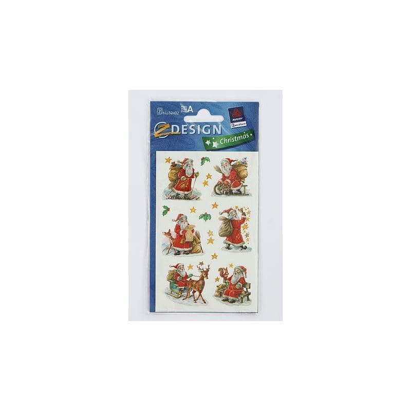 Zweckform naljepnice 'Djed Božićnjak', papir, višebojno