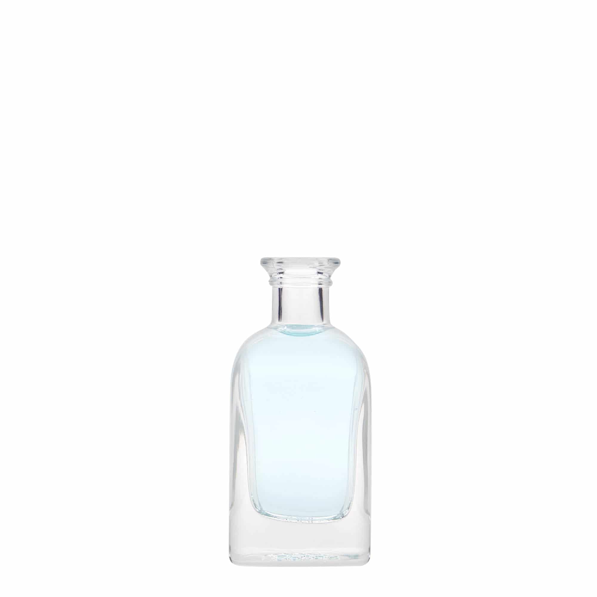 40 ml staklena bočica Apotheker Carré, kvadratna, grlo: pluta