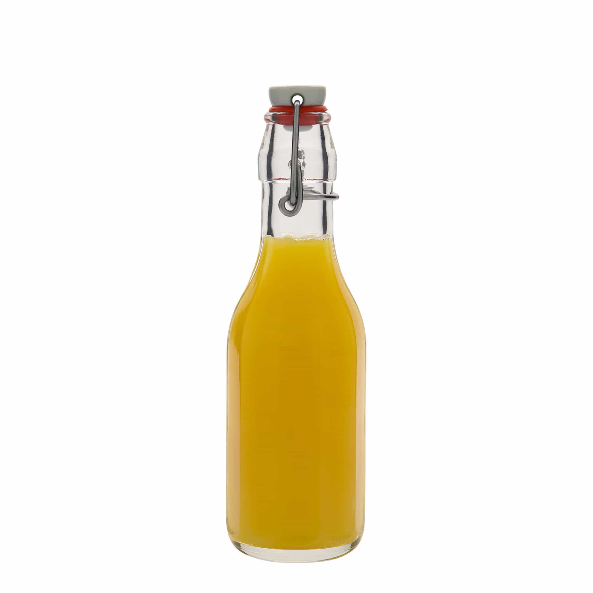 250 ml staklena boca 'Bravo', desetokutna, grlo: s kopčom za zatvaranje